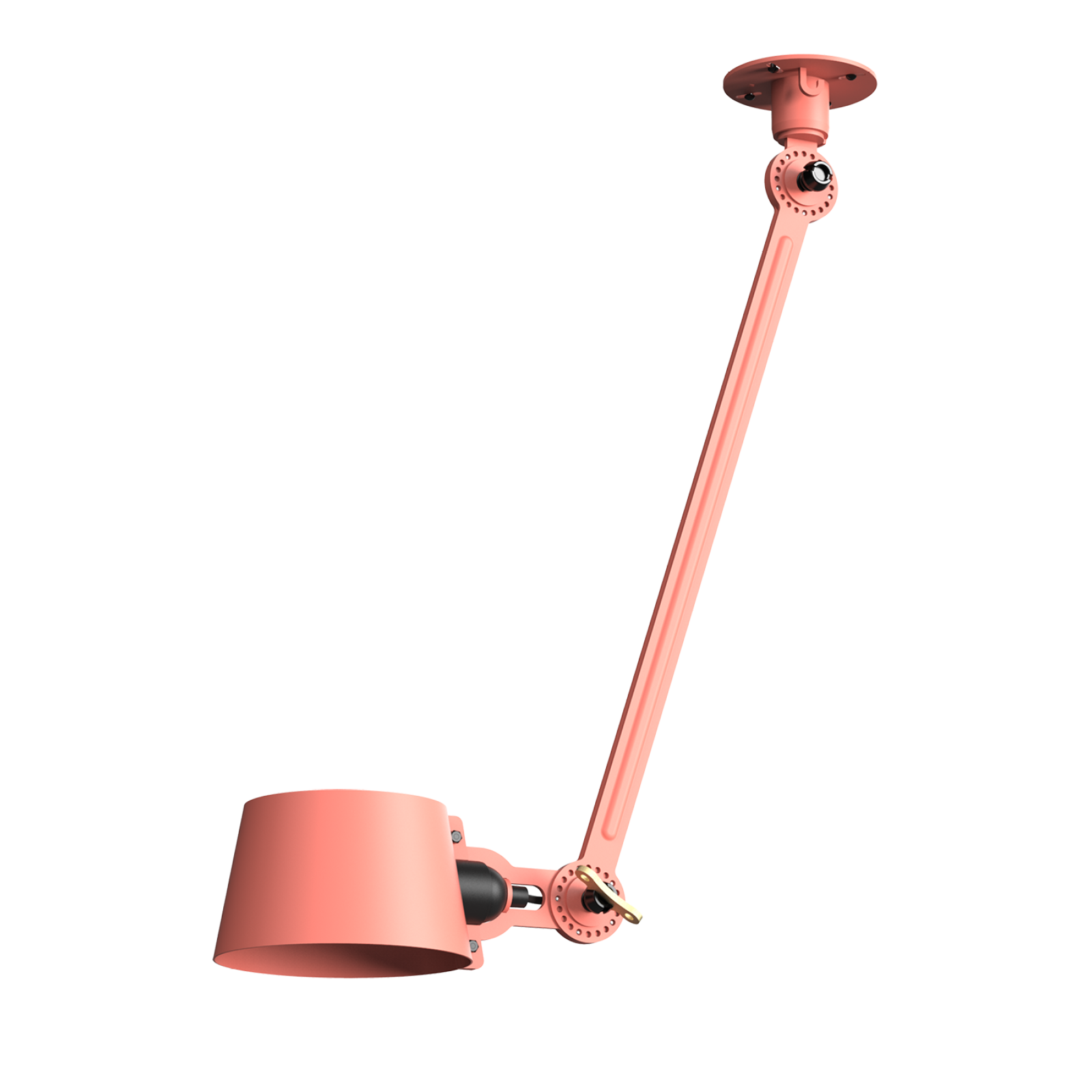 Tonone Bolt Ceiling 1 arm Sidefit plafondlamp in de kleur daybreak rose.