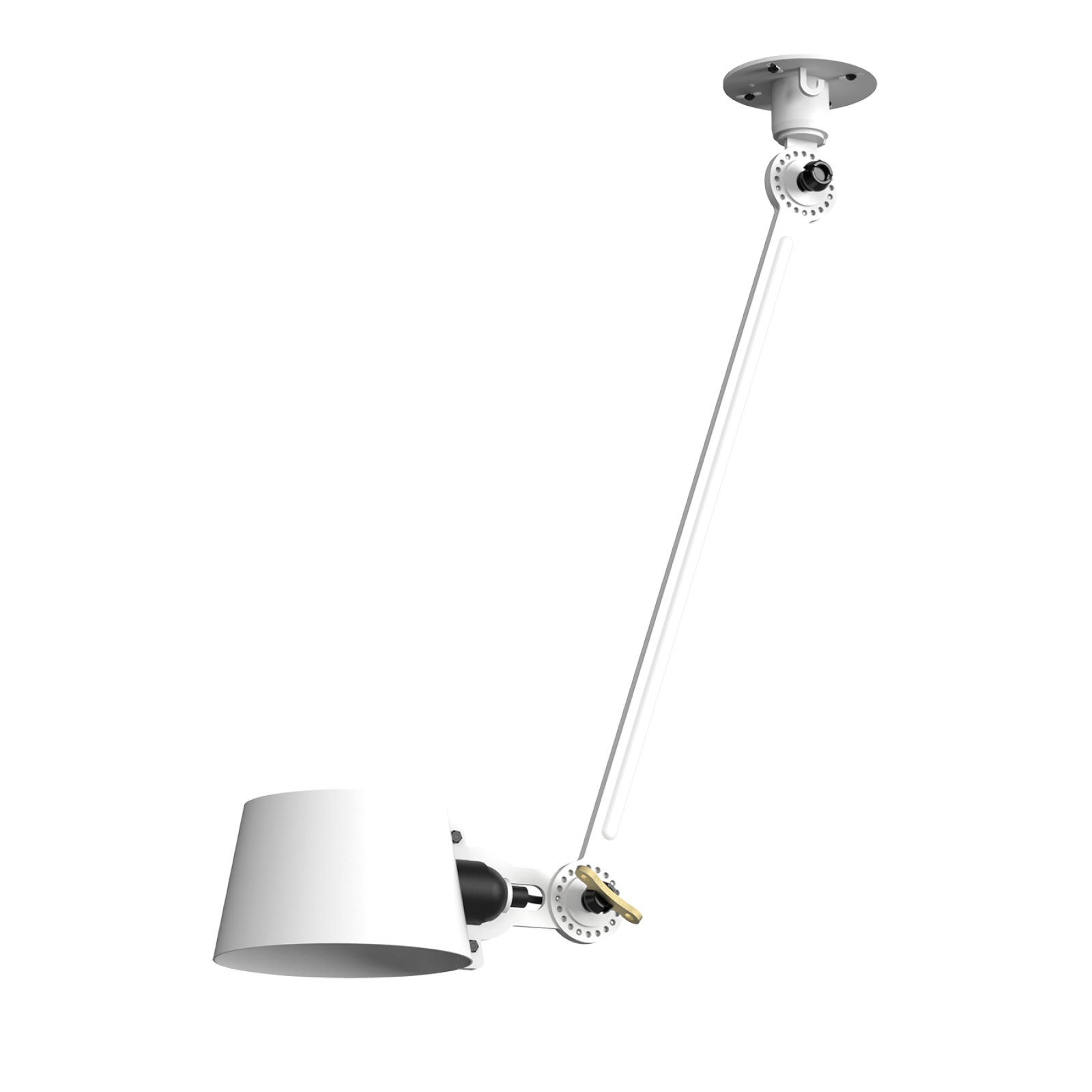 Tonone Bolt Ceiling 1 arm Sidefit plafondlamp in de kleur  pure white.