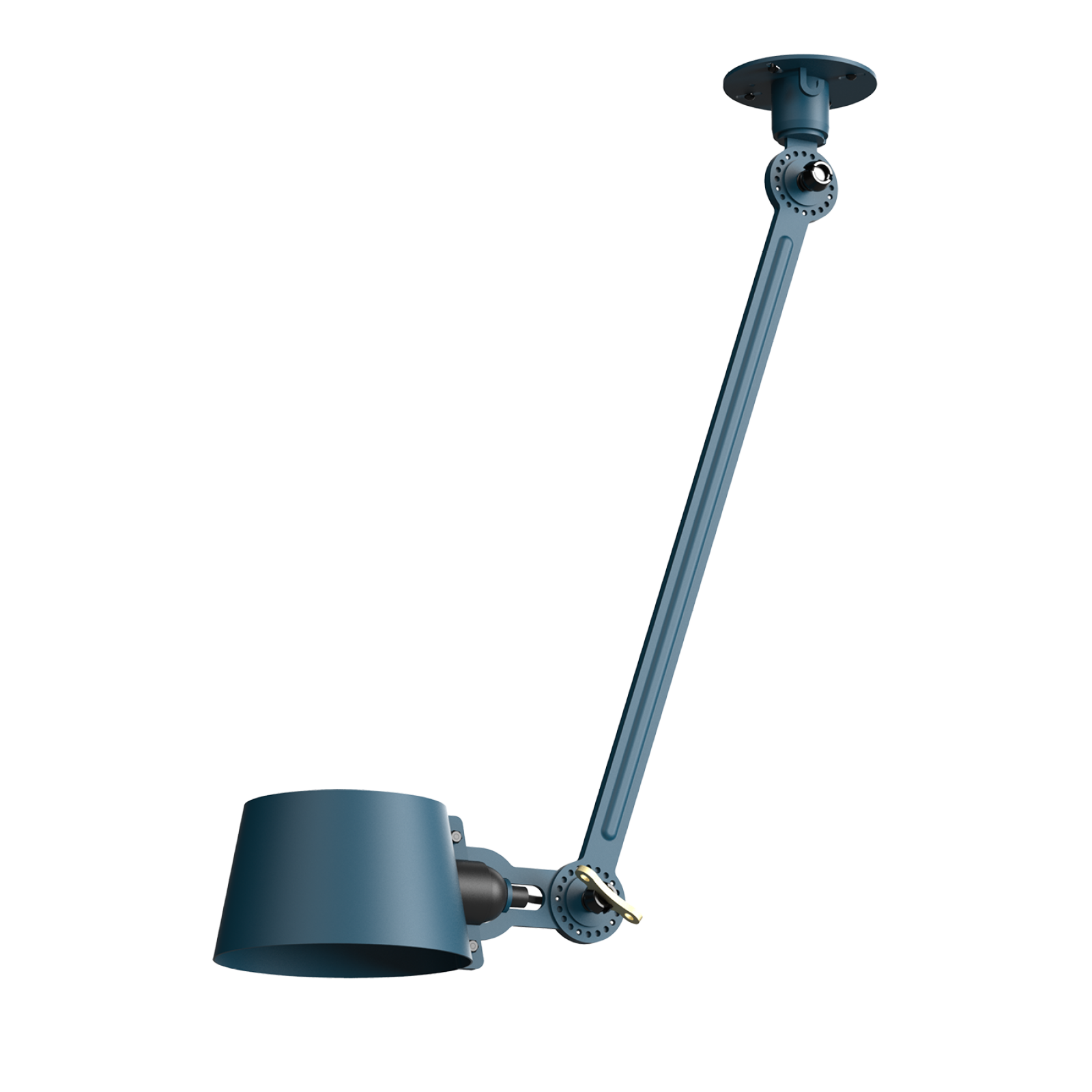 Tonone Bolt Ceiling 1 arm Sidefit plafondlamp in de kleur thunder blue.