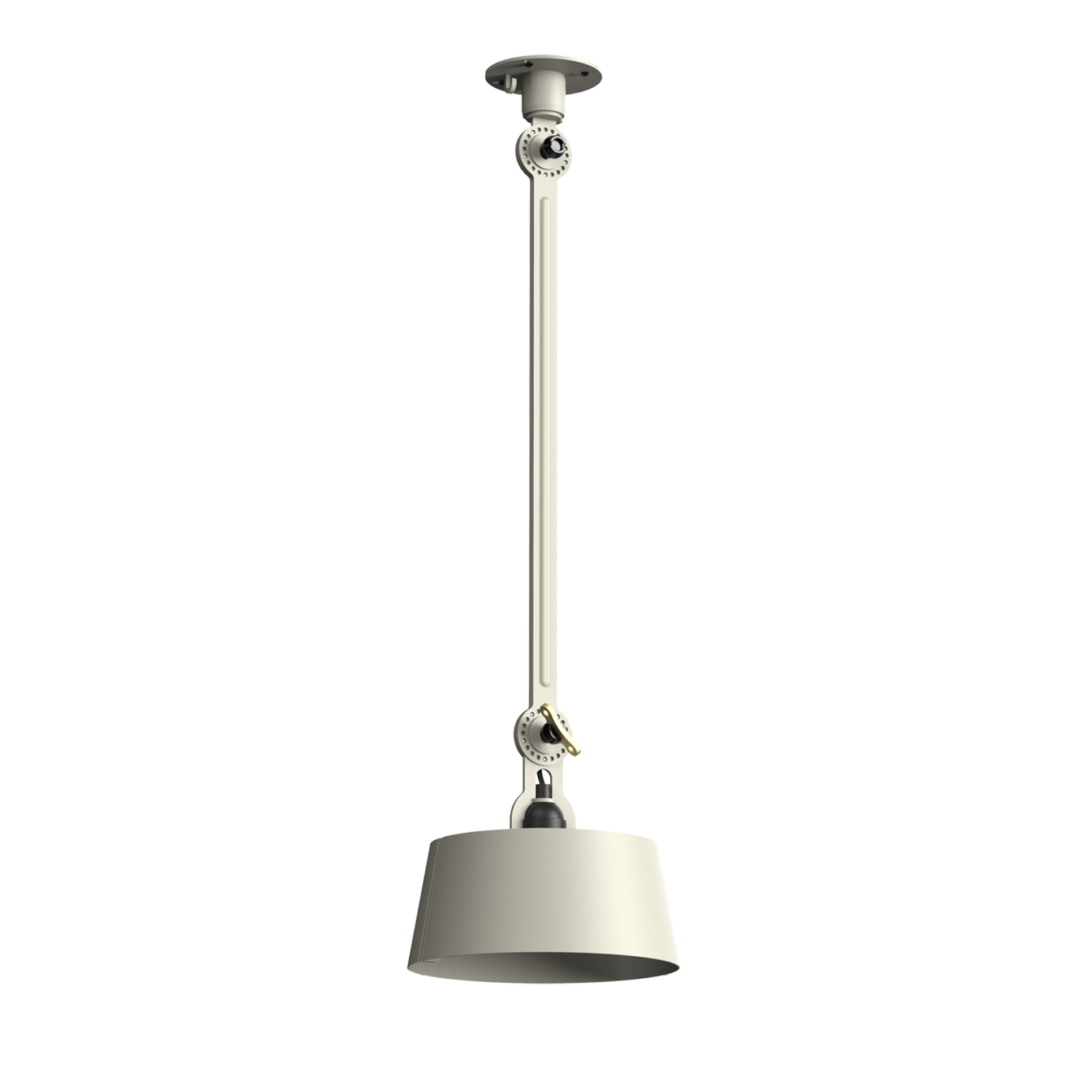 Tonone Bolt Ceiling 1 arm Underfit plafondlamp in ash grey.