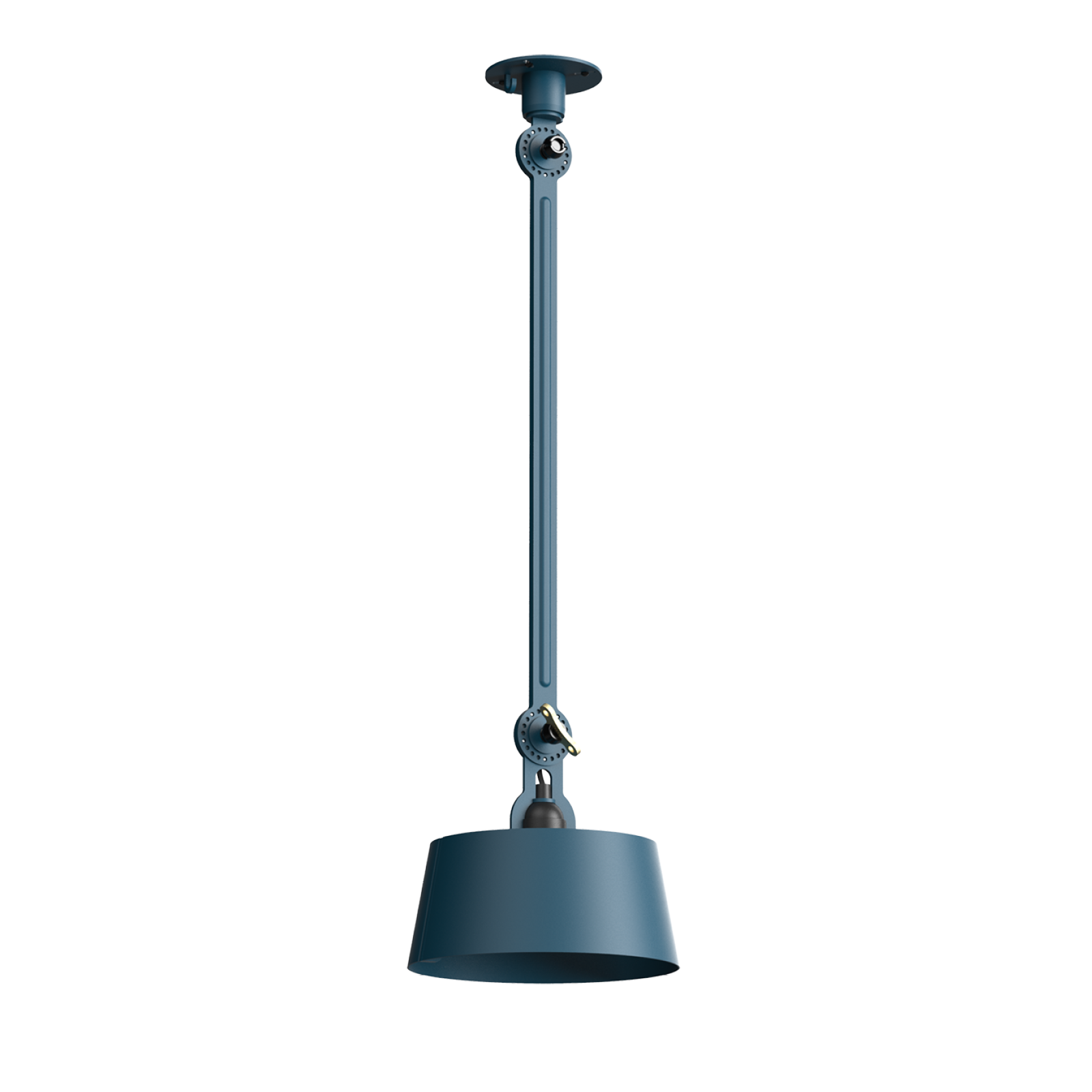 Tonone Bolt Ceiling 1 arm Underfit plafondlamp in thunder blue.