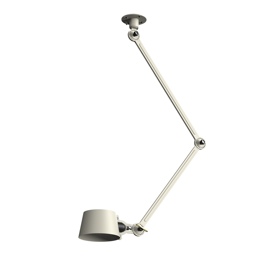 Tonone Bolt Ceiling 2 arm Sidefit plafondlamp in de kleur ash grey.