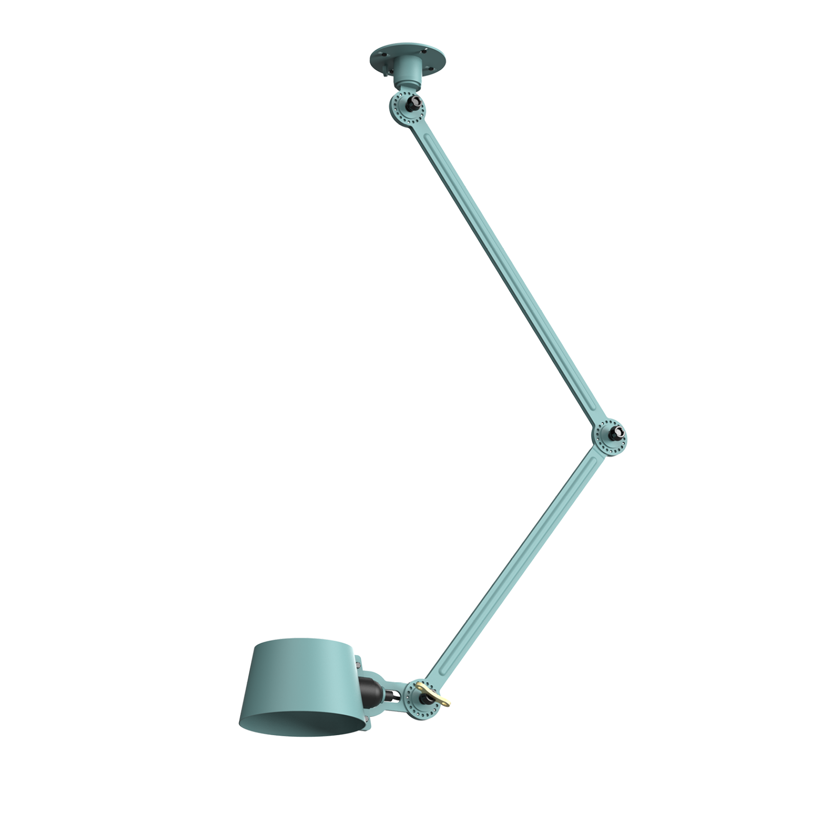 Tonone Bolt Ceiling 2 arm Sidefit plafondlamp in de kleur Ice blue.