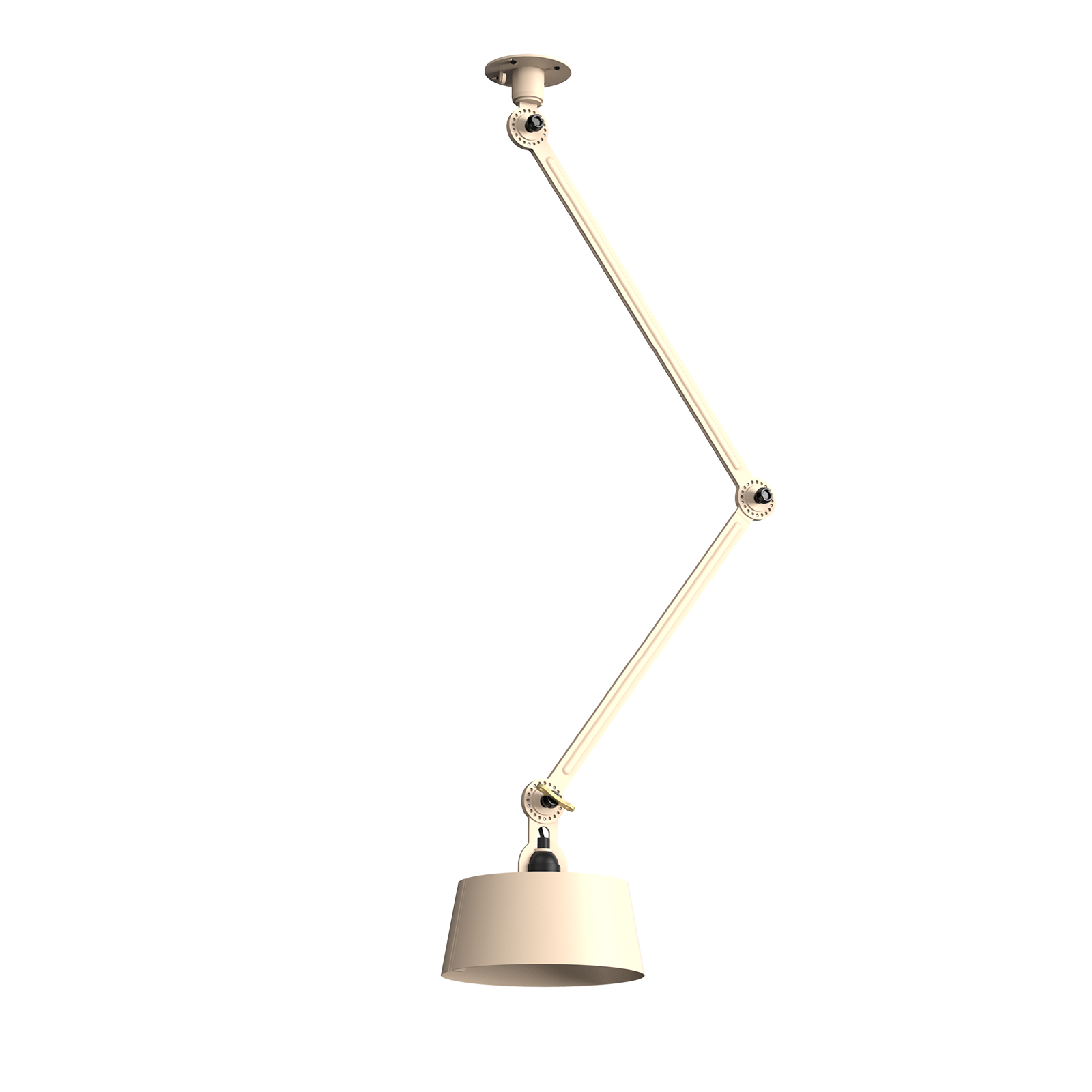 Tonone Bolt Ceiling 2 arm Underfit plafondlamp in de kleur lightning white.
