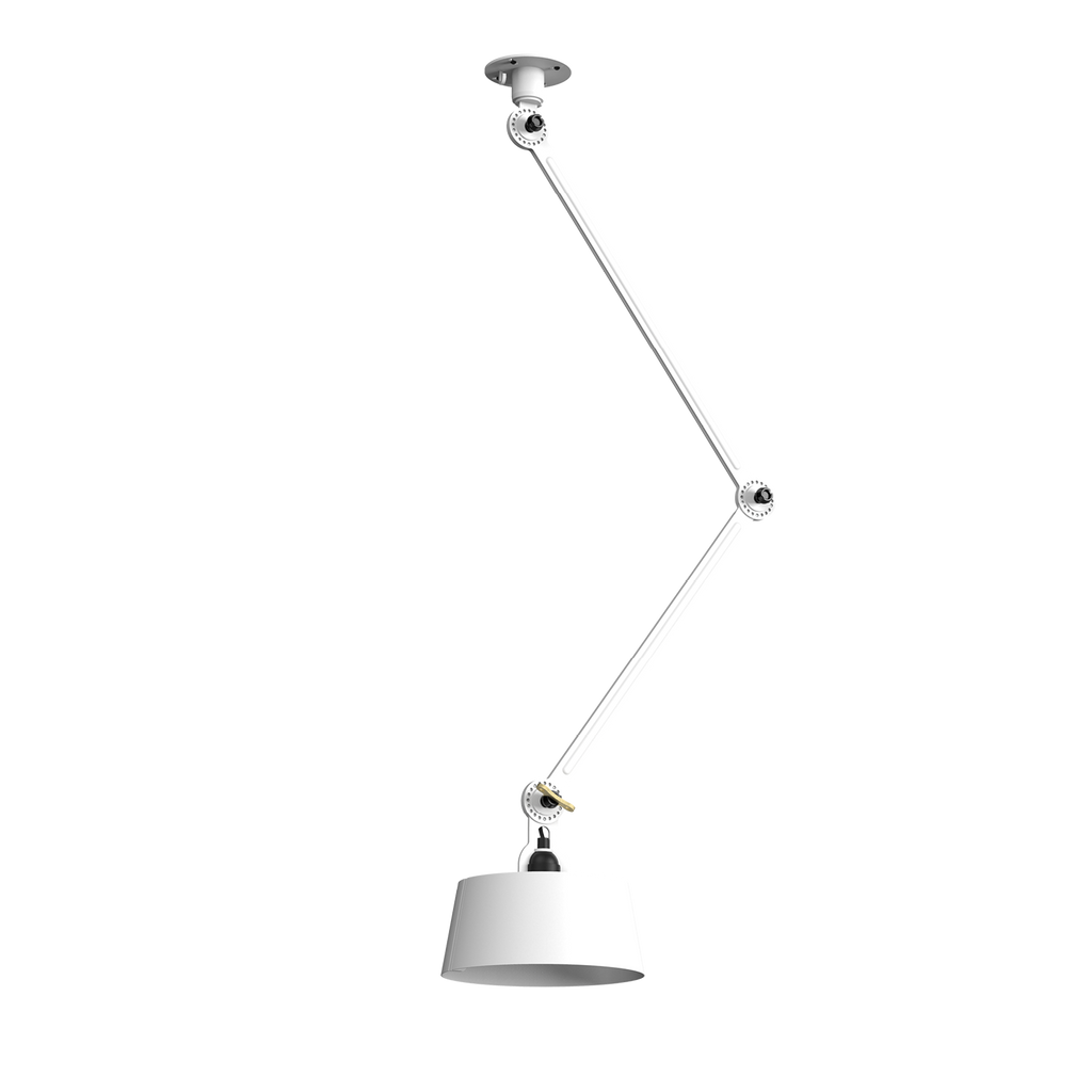 Tonone Bolt Ceiling 2 arm Underfit plafondlamp in de kleur pure white.