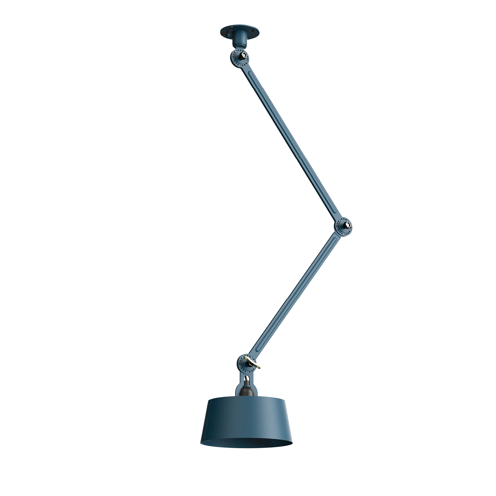 Tonone Bolt Ceiling 2 arm Underfit plafondlamp in de kleur thunder blue.