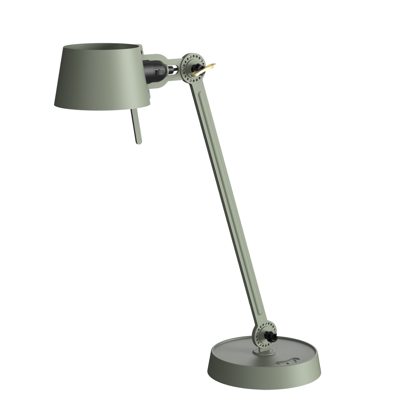 Tonone Bolt Desk 1 arm foot bureaulamp in de kleur flux green.