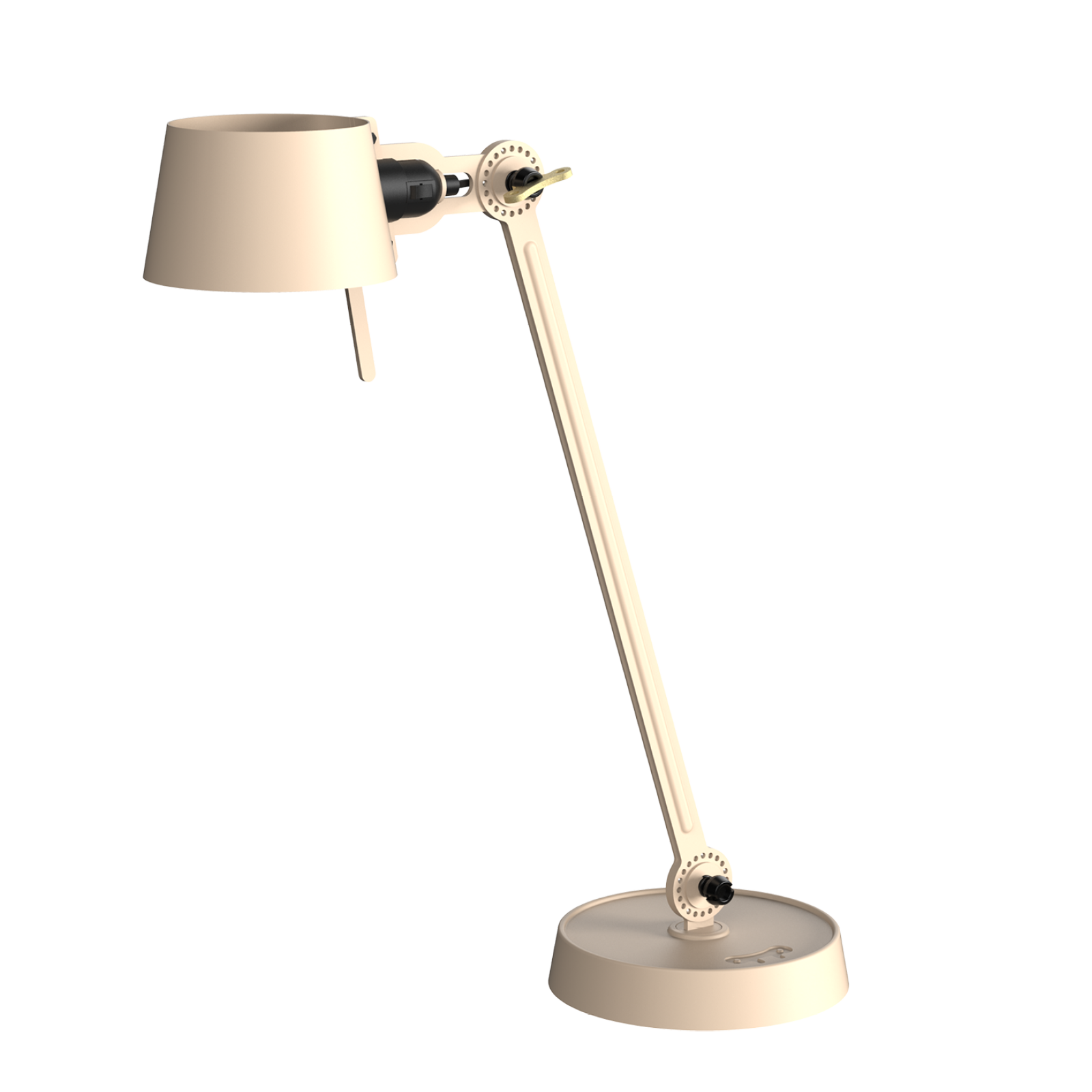 Tonone Bolt Desk 1 arm foot bureaulamp in de kleur lightning white.