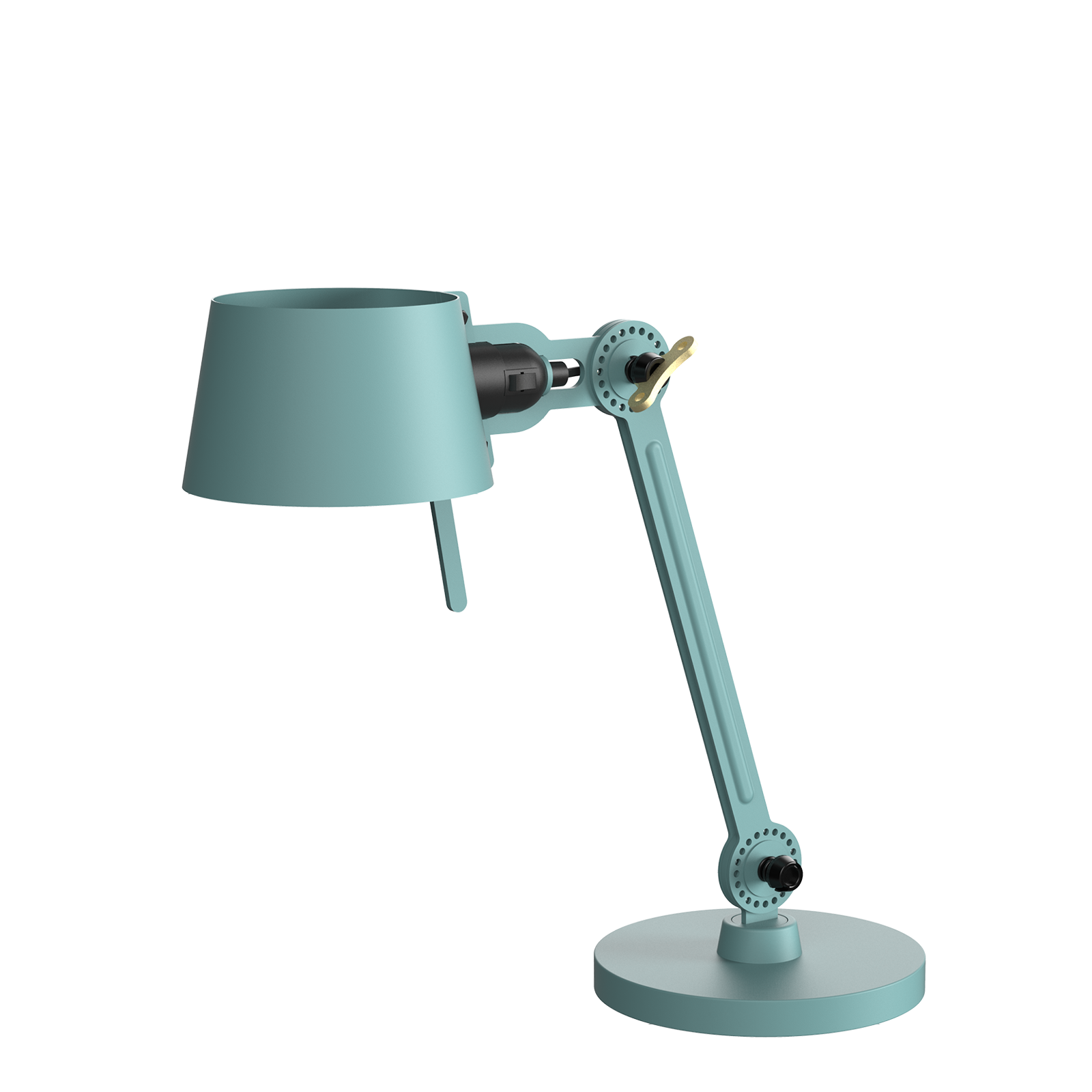 Tonone Bolt Desk 1 Arm Foot Small Bureaulamp in de kleur Ice Blue.