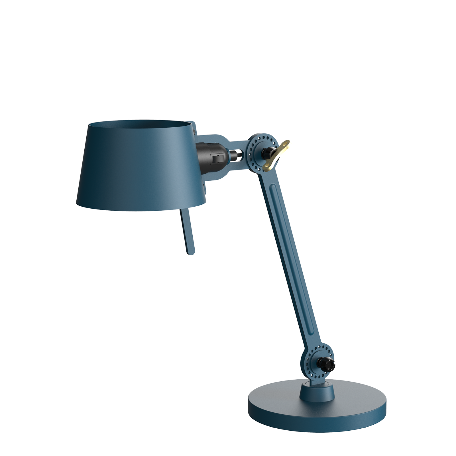 Tonone Bolt Desk 1 arm foot small bureaulamp in de kleur thunder blue.