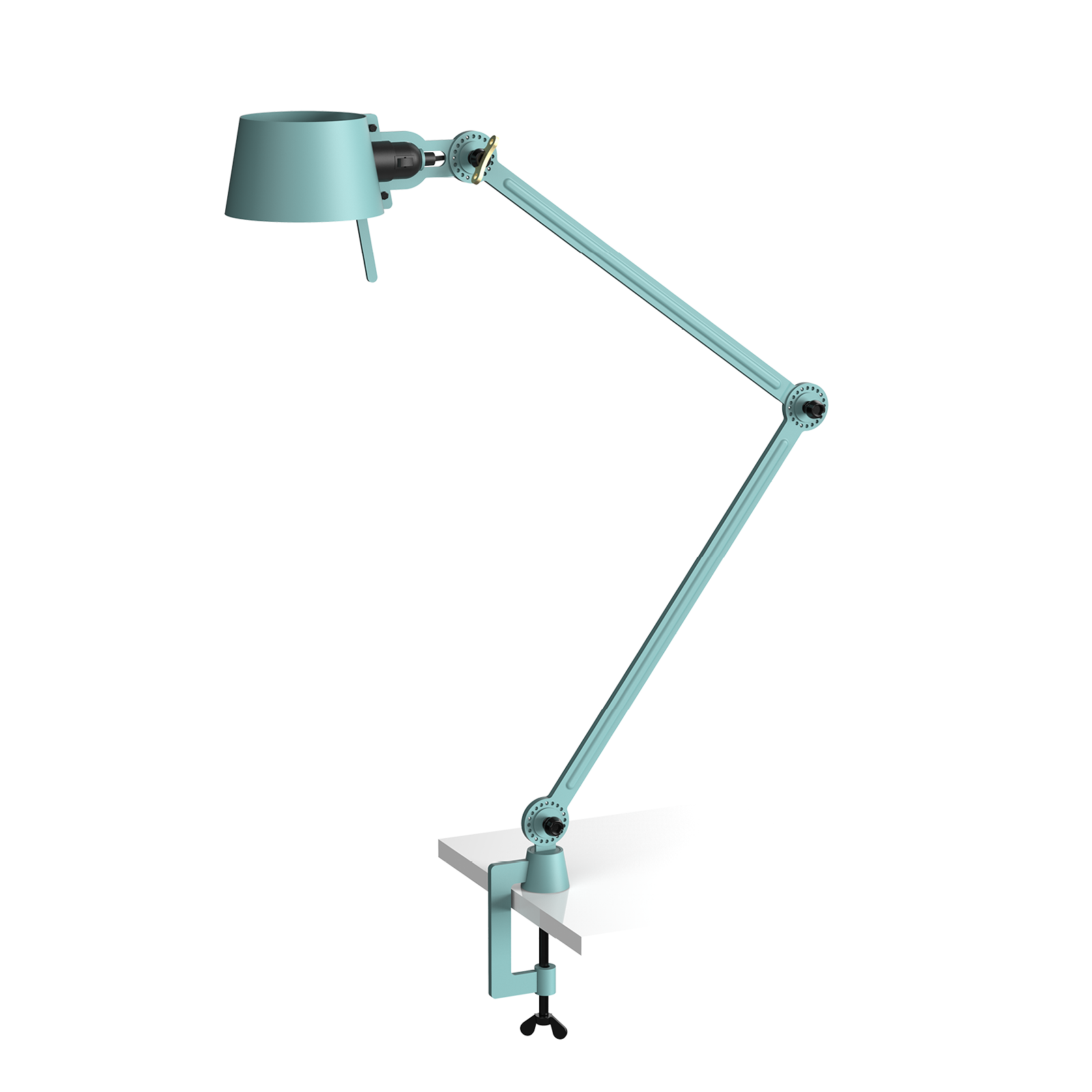 Tonone Bolt Desk 2 Arm Clamp Bureaulamp in de kleur Ice Blue.