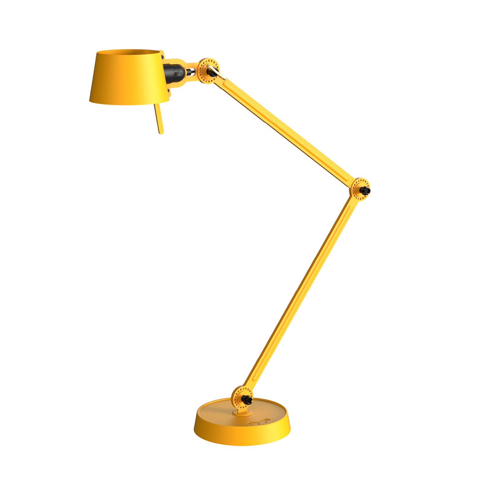 Tonone Bolt Desk 2 arm foot bureaulamp in de kleur sunny yellow.