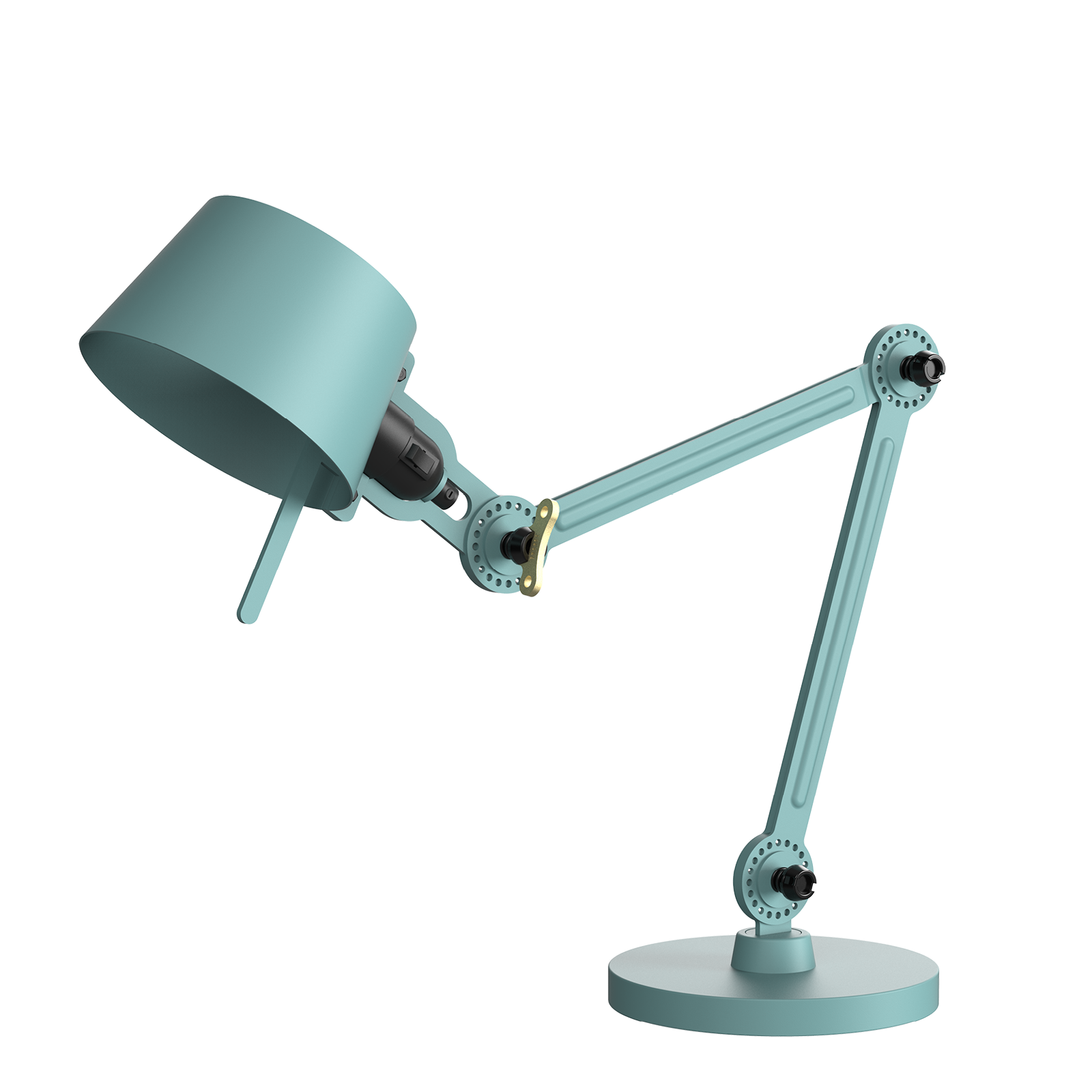 Tonone Bolt Desk 2 Arm Foot Small Bureaulamp in de kleur Ice Blue.