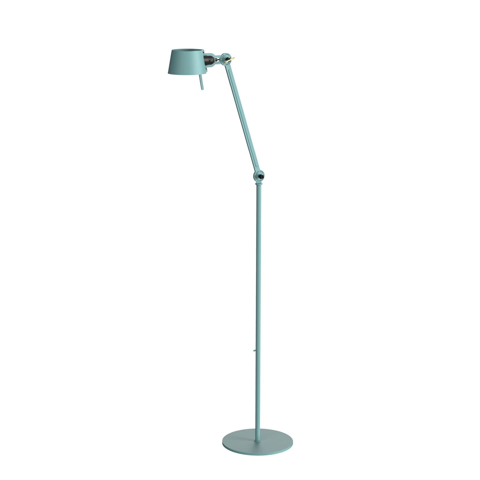 Tonone Bolt Floor 1 Arm Long vloerlamp in de kleur Ice Blue.