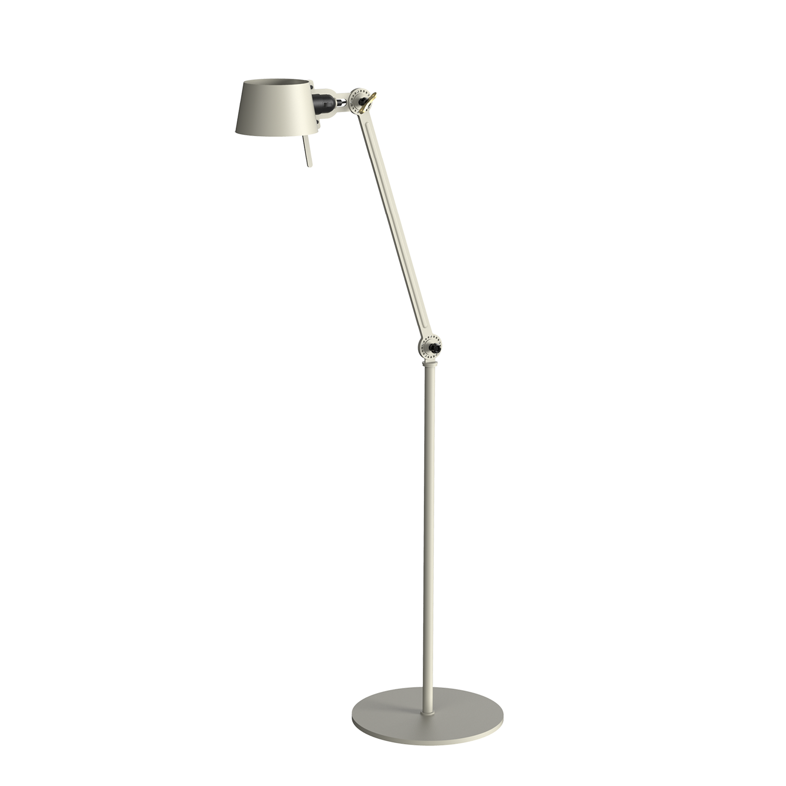 Tonone Bolt Floor 1 arm vloerlamp in de kleur ash grey.