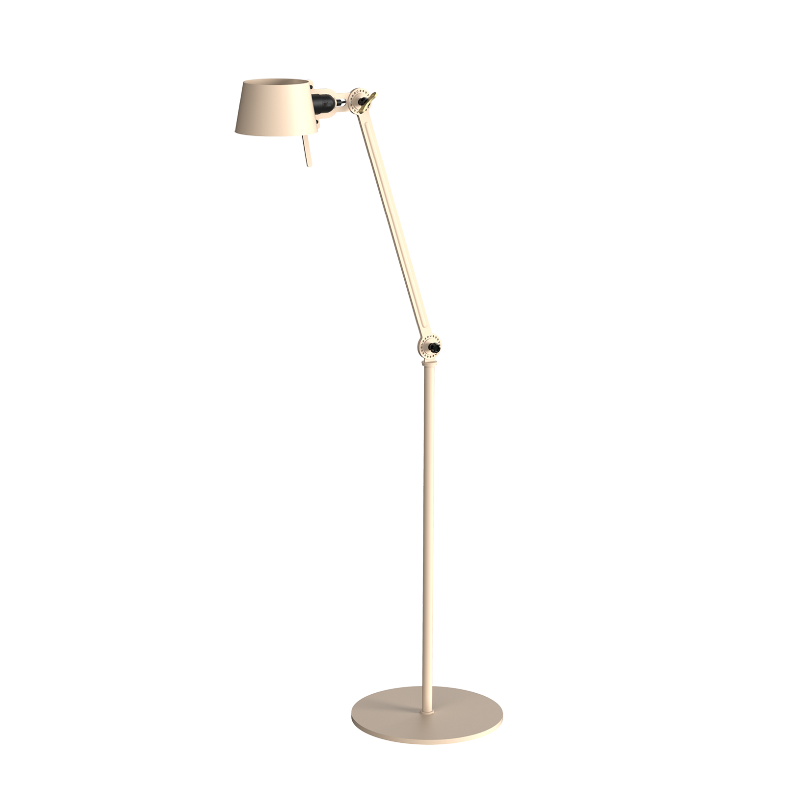 Tonone Bolt Floor 1 arm vloerlamp in de kleur lightning white.