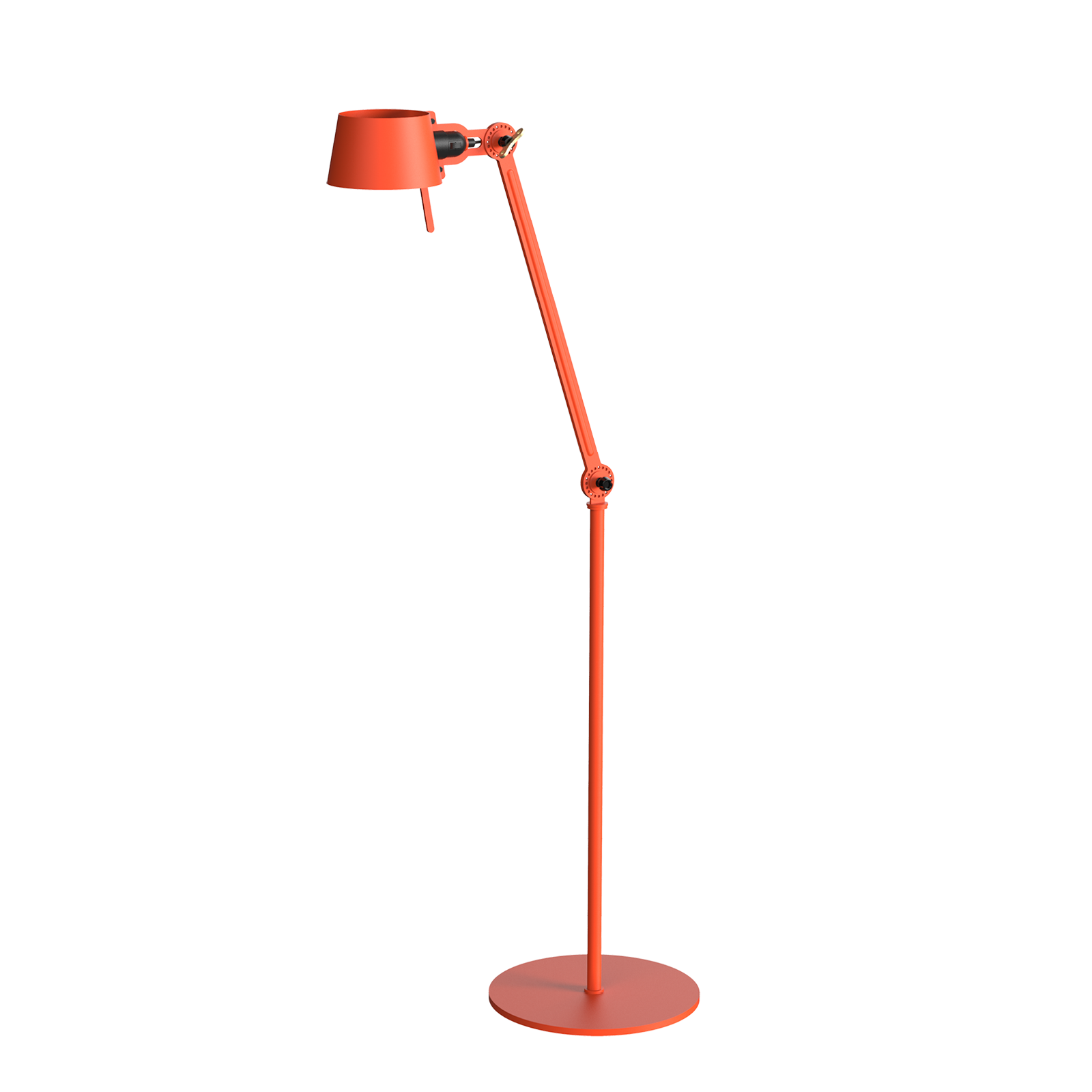 Tonone Bolt Floor 1 arm vloerlamp in de kleur striking orange.