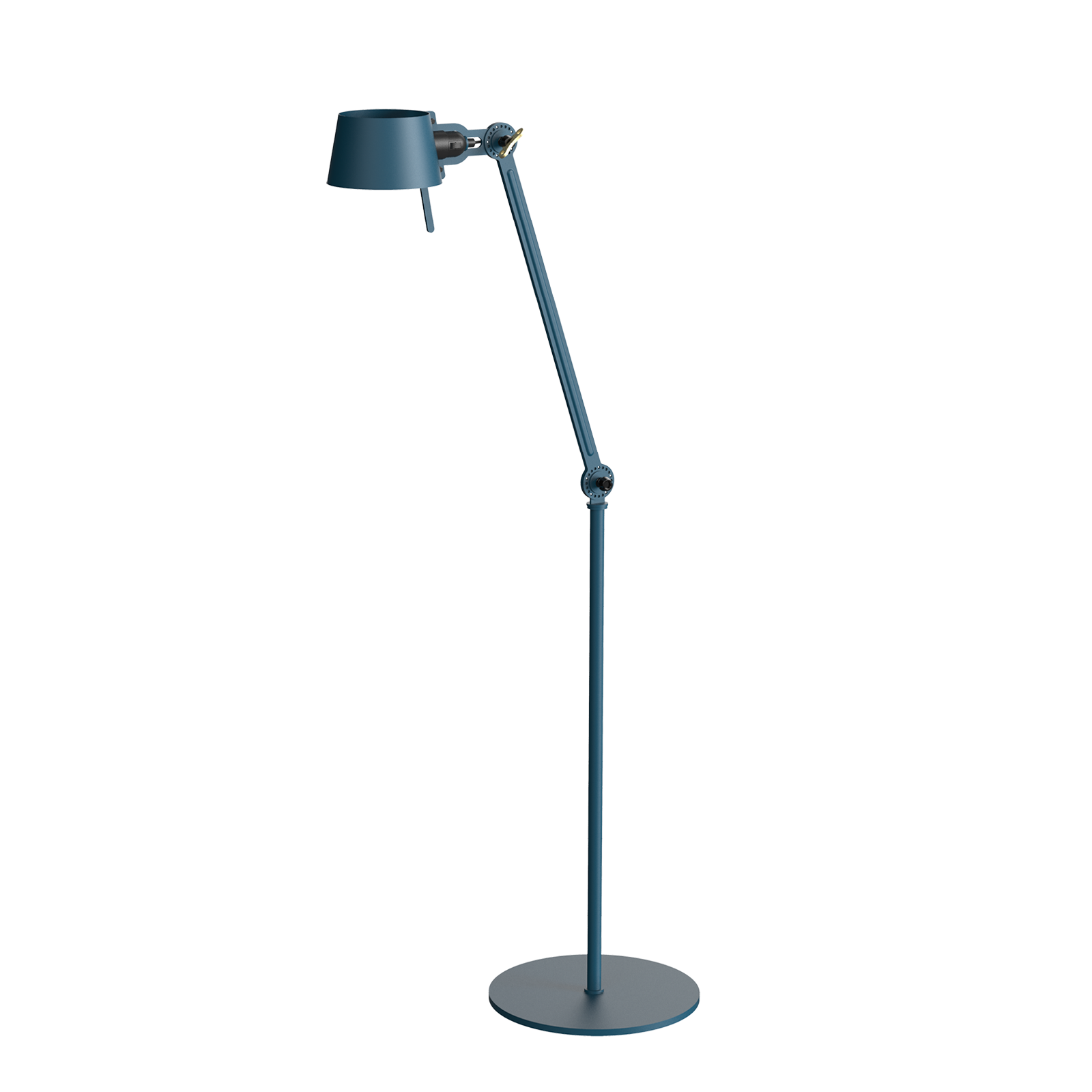Tonone Bolt Floor 1 arm vloerlamp in de kleur thunder blue.