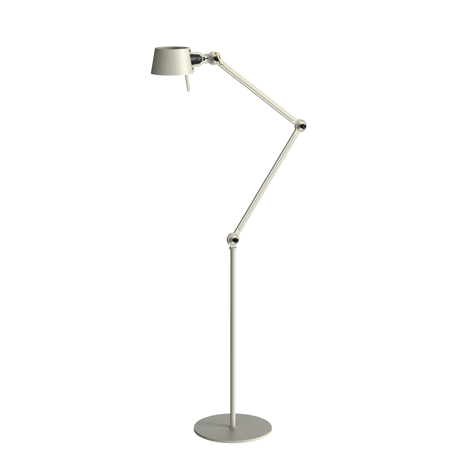 Tonone Bolt Floor 2 arm vloerlamp in de kleur ash grey.