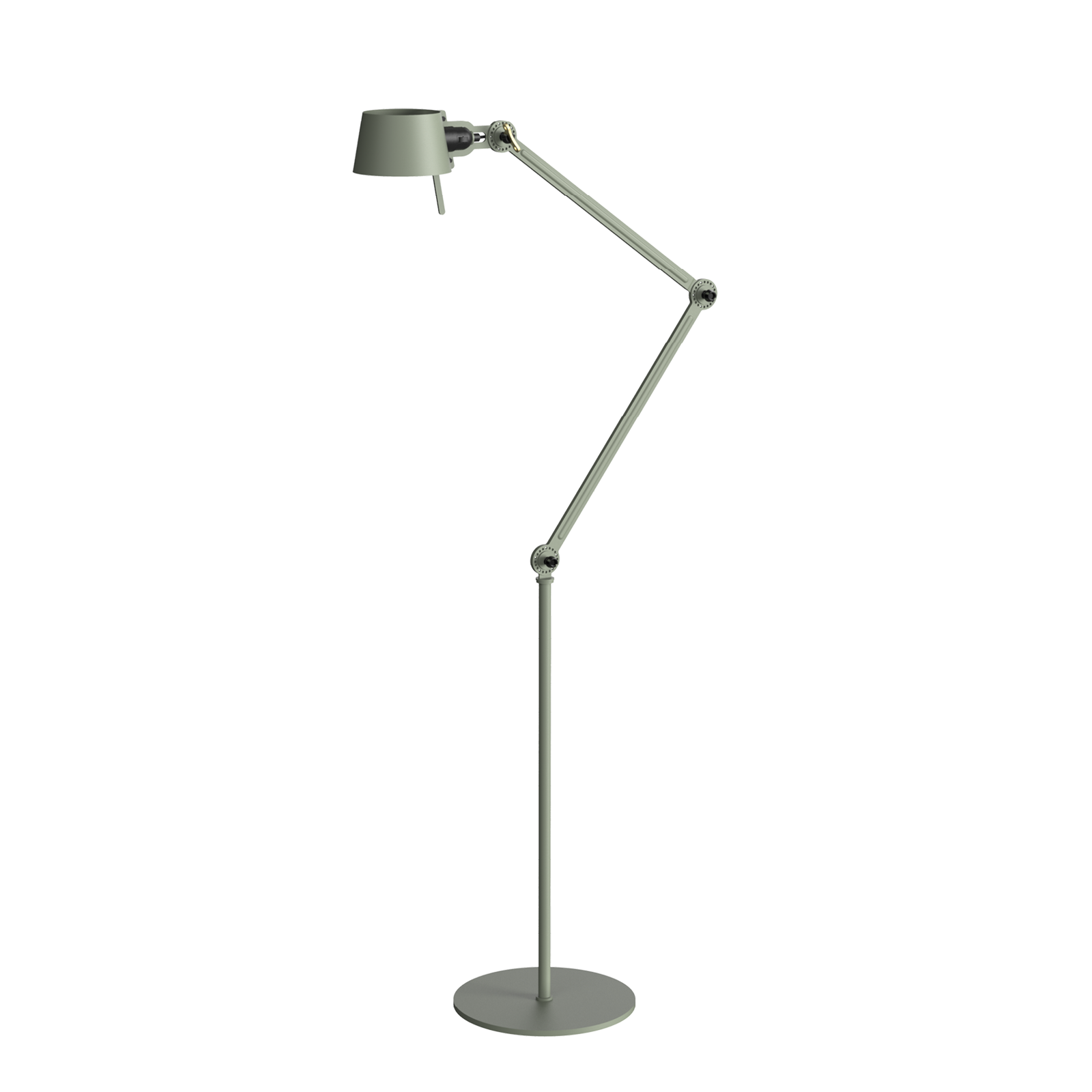 Tonone Bolt Floor 2 arm vloerlamp in de kleur flux green.