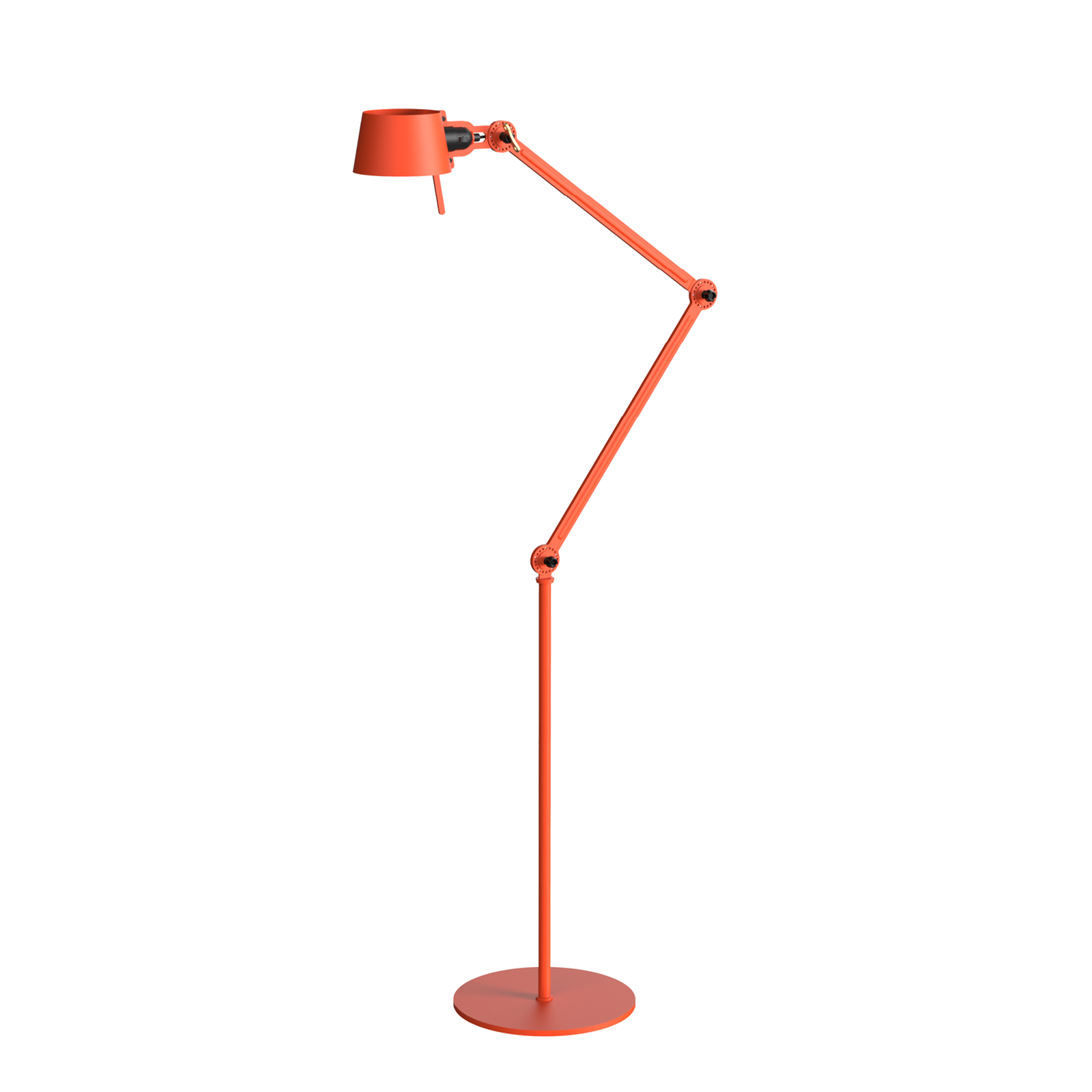 Tonone Bolt Floor 2 arm vloerlamp in de kleur striking orange.