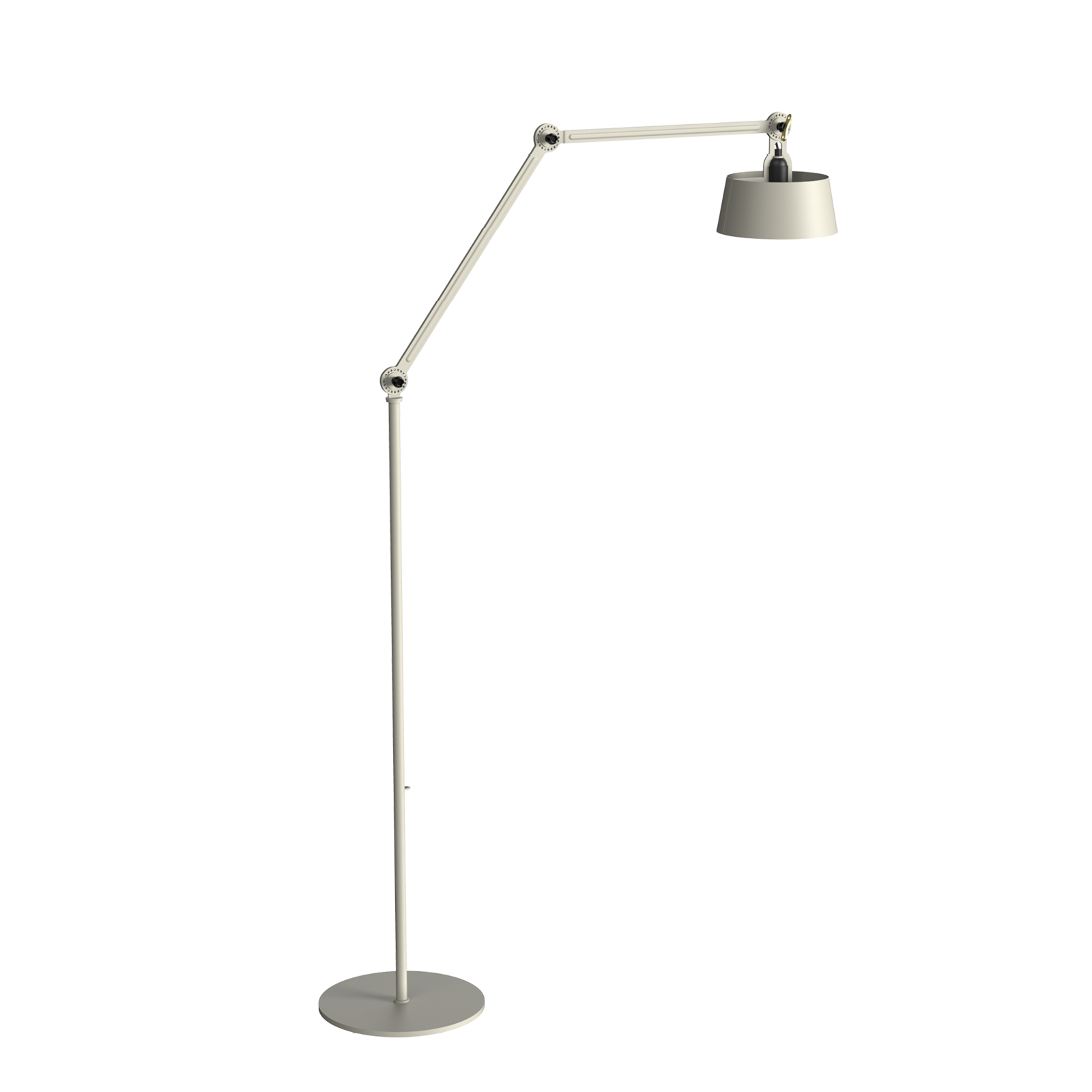 Tonone Bolt Floor Long 2 arm vloerlamp in de kleur ash grey.