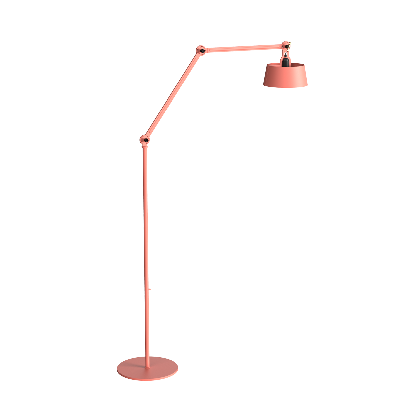 Tonone Bolt Floor Long 2 arm vloerlamp in de kleur daybreak rose.