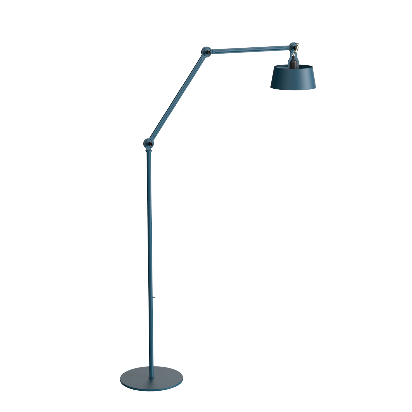 Tonone Bolt Floor Long 2 arm vloerlamp in de kleur thunder blue.