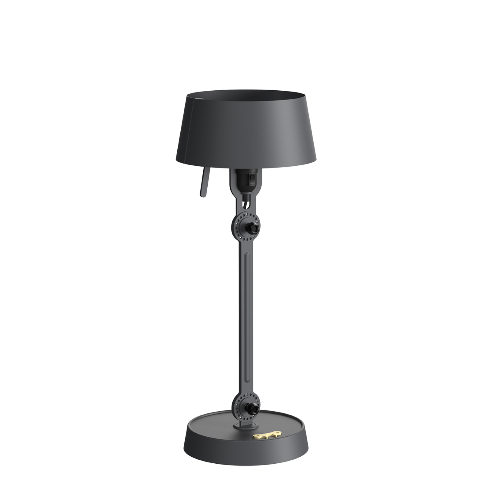 Tonone Bolt Table Small tafellamp in de kleur midnight grey.