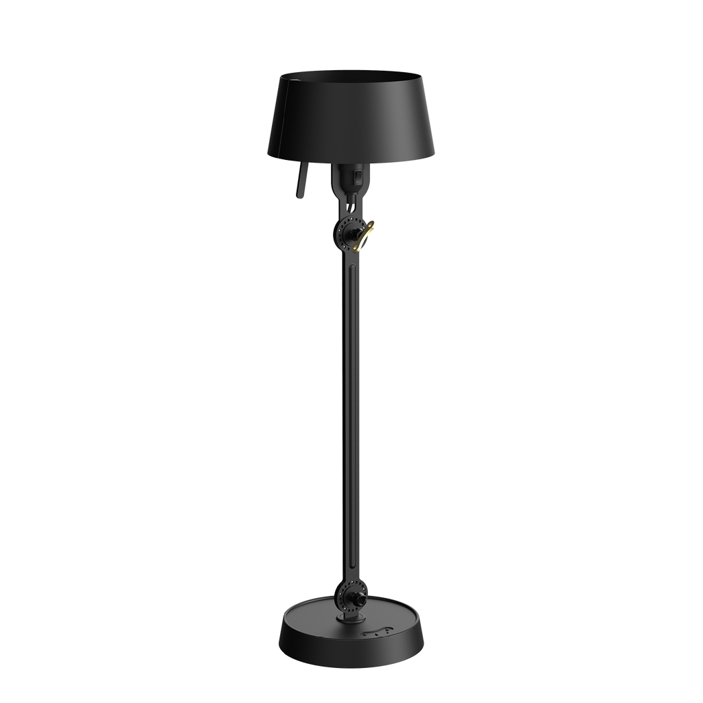 Tonone Bolt Table Standard tafellamp in de kleur smokey black.