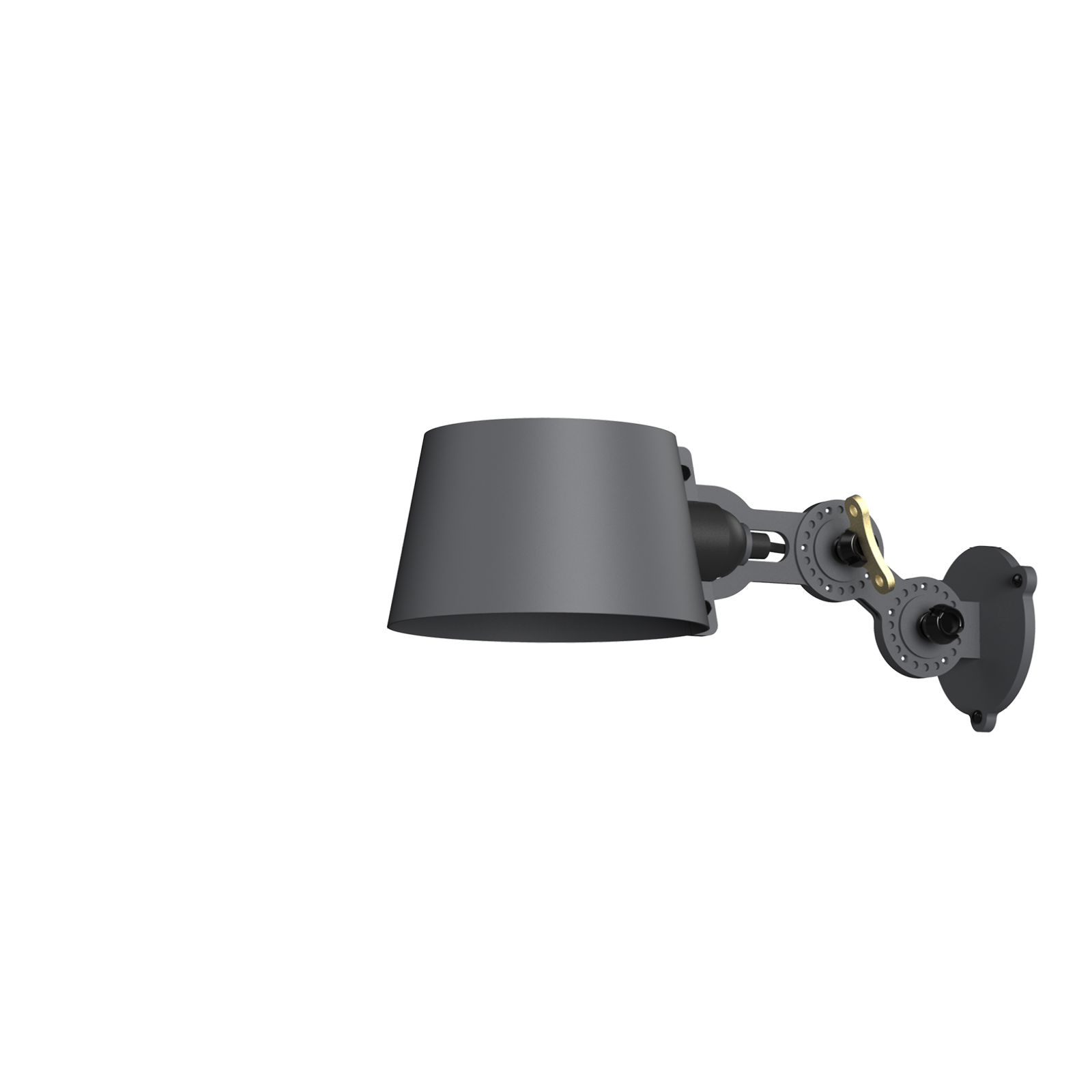 Tonone Bolt Wall Sidefit Mini wandlamp in de kleur midnight grey.
