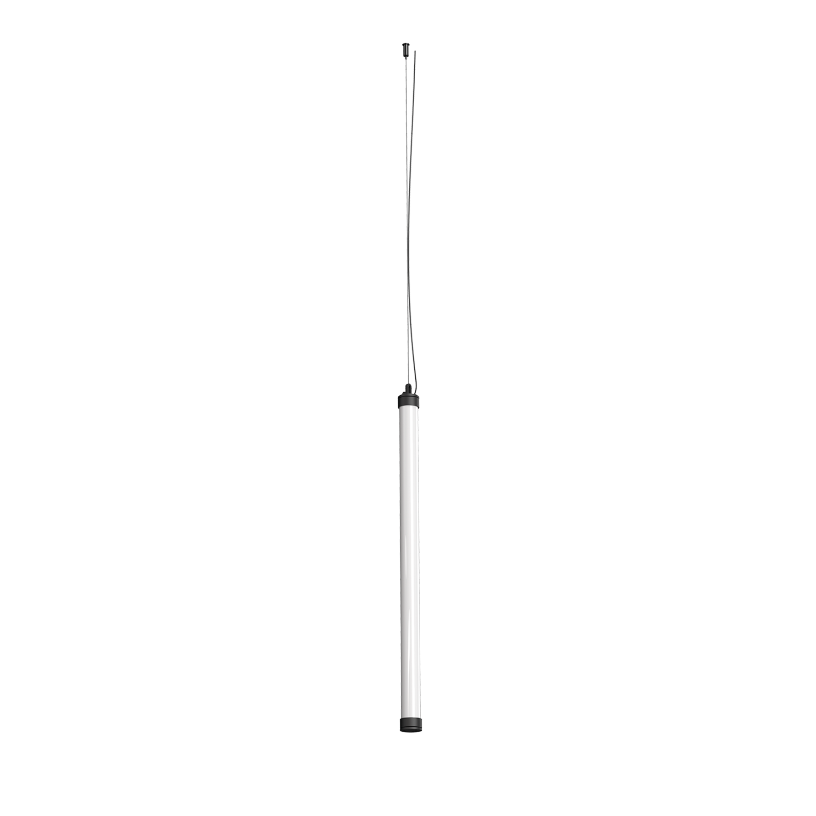 Tonone Mr. Tubes LED Pendant Vertical hanglamp 700 mm in de kleur smokey black.