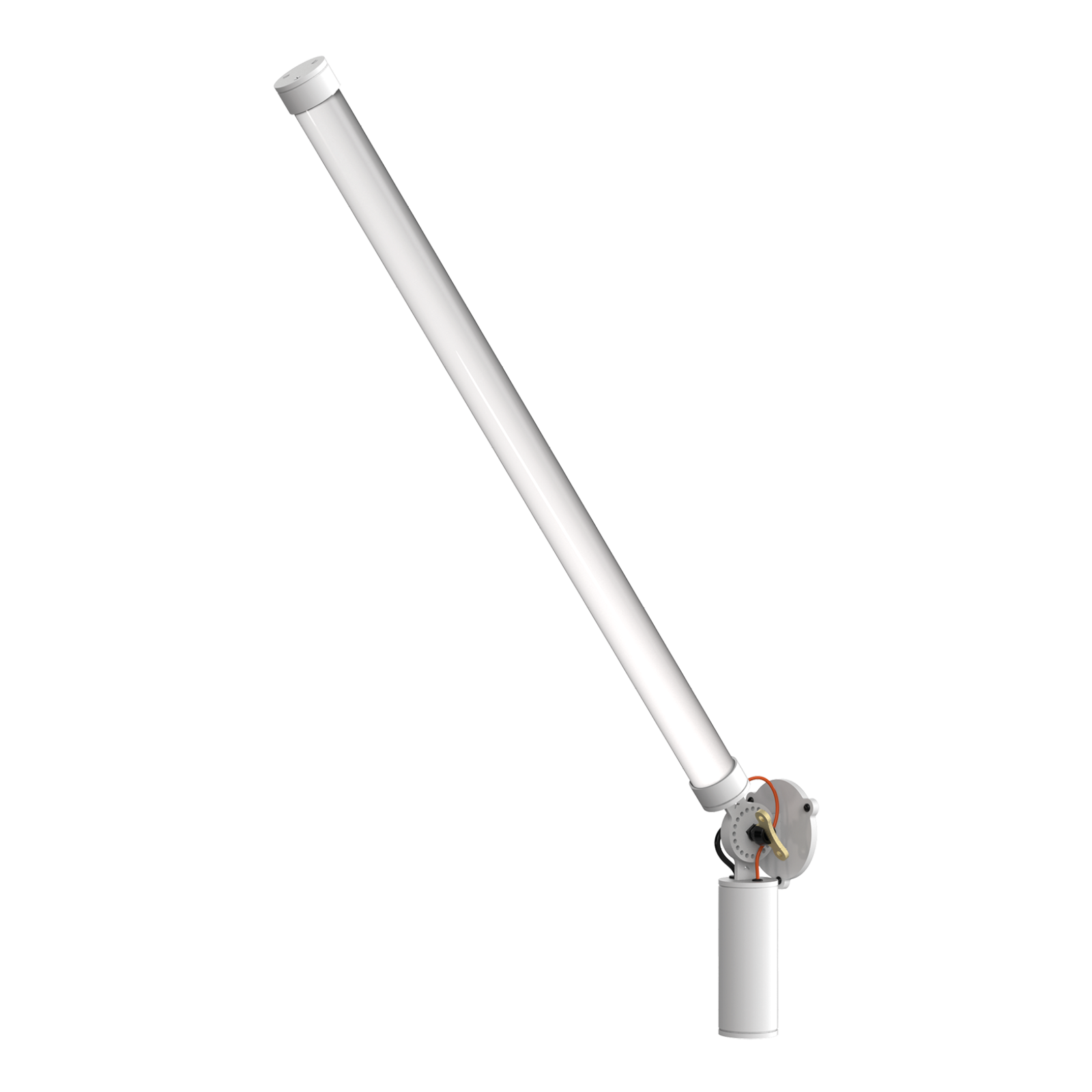 Tonone Mr. Tubes LED Wall wandlamp - driver op constructie in de kleur pure white.