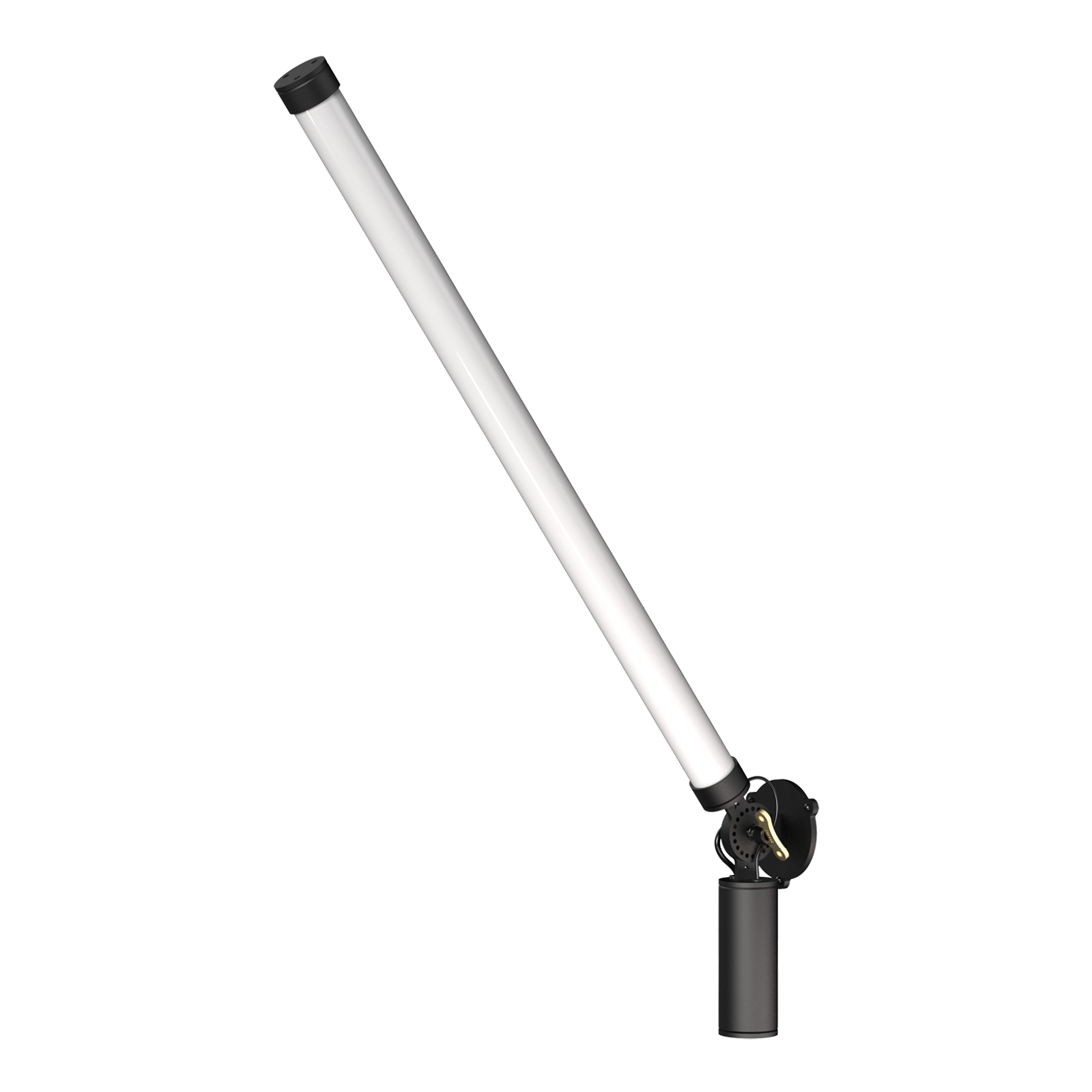 Tonone Mr. Tubes LED Wall wandlamp - driver op constructie in de kleur smokey black.