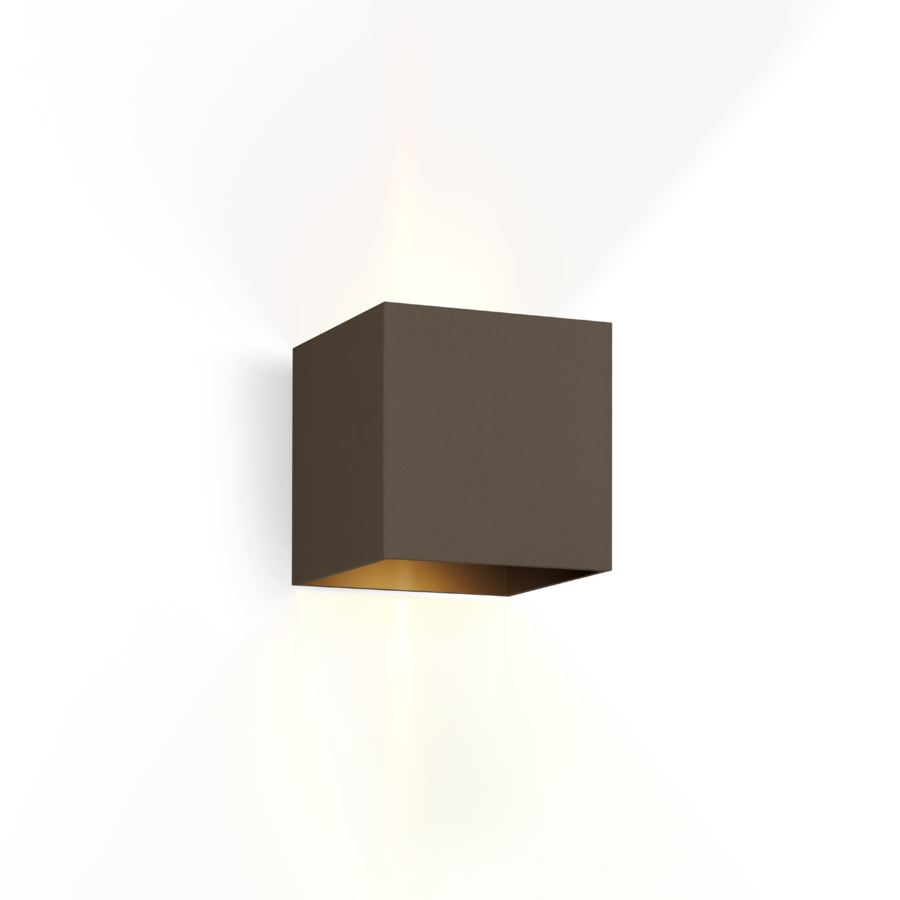 Wever & Ducré Box Wall 1.0 wandlamp brons.