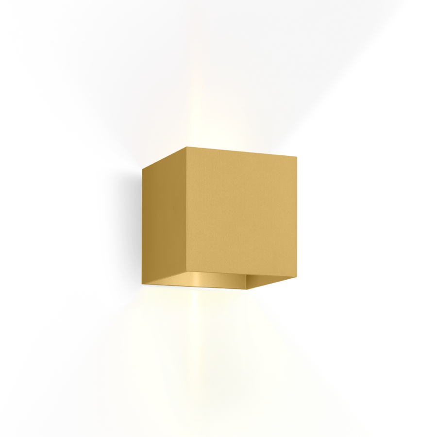Wever & Ducré Box Wall 1.0 wandlamp goud.