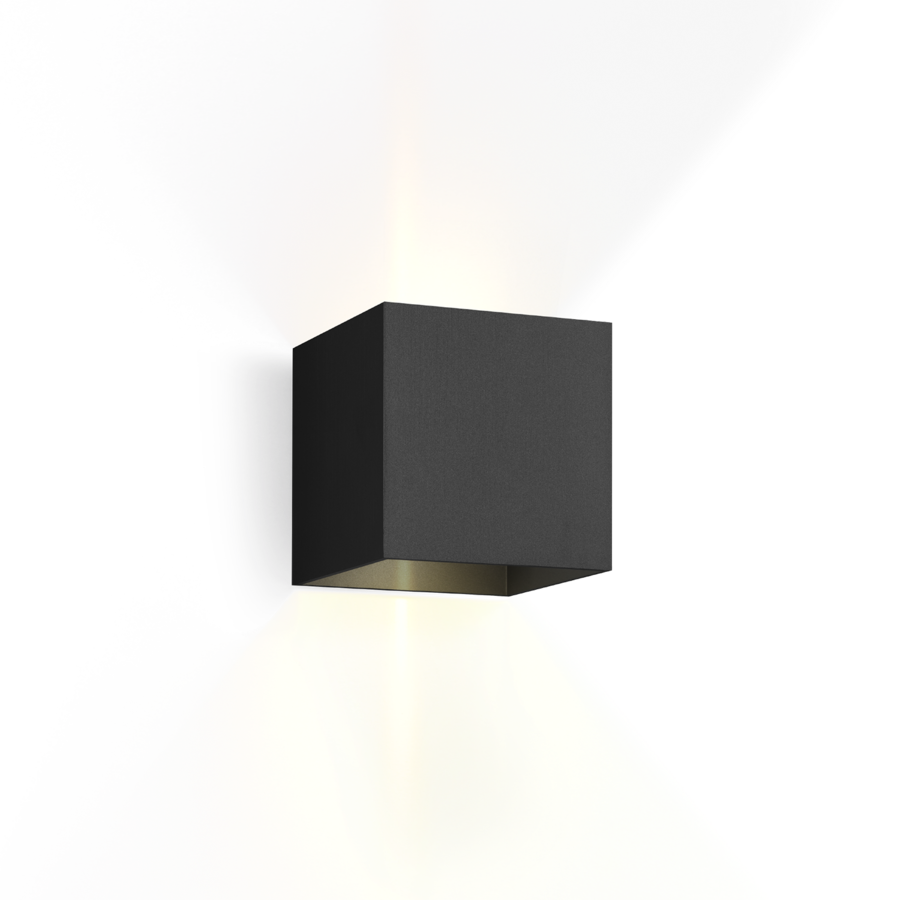 Wever & Ducré Box Wall 1.0 wandlamp zwart.