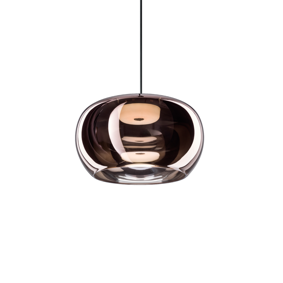 Wever & Ducré Wetro 3.0 plafondlamp smoked copper.