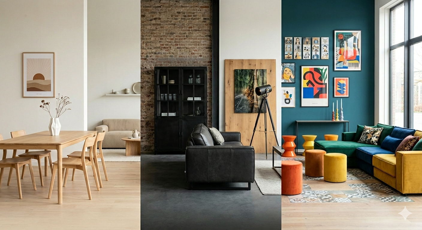 Van Zen tot Stoer: Welke interieurstijl is nou écht jouw match?