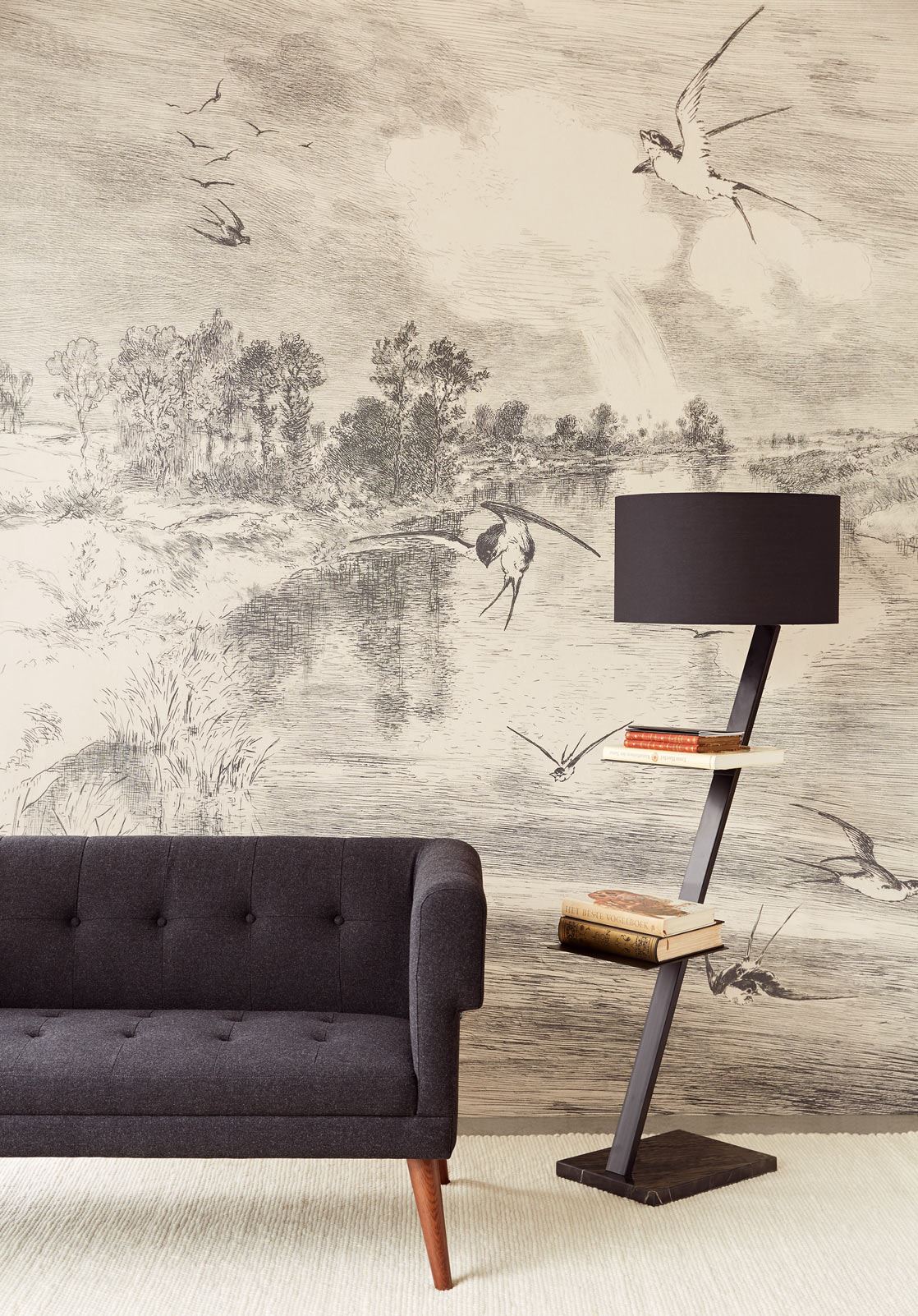 Eijffinger behang GeoNature Bird's Eye