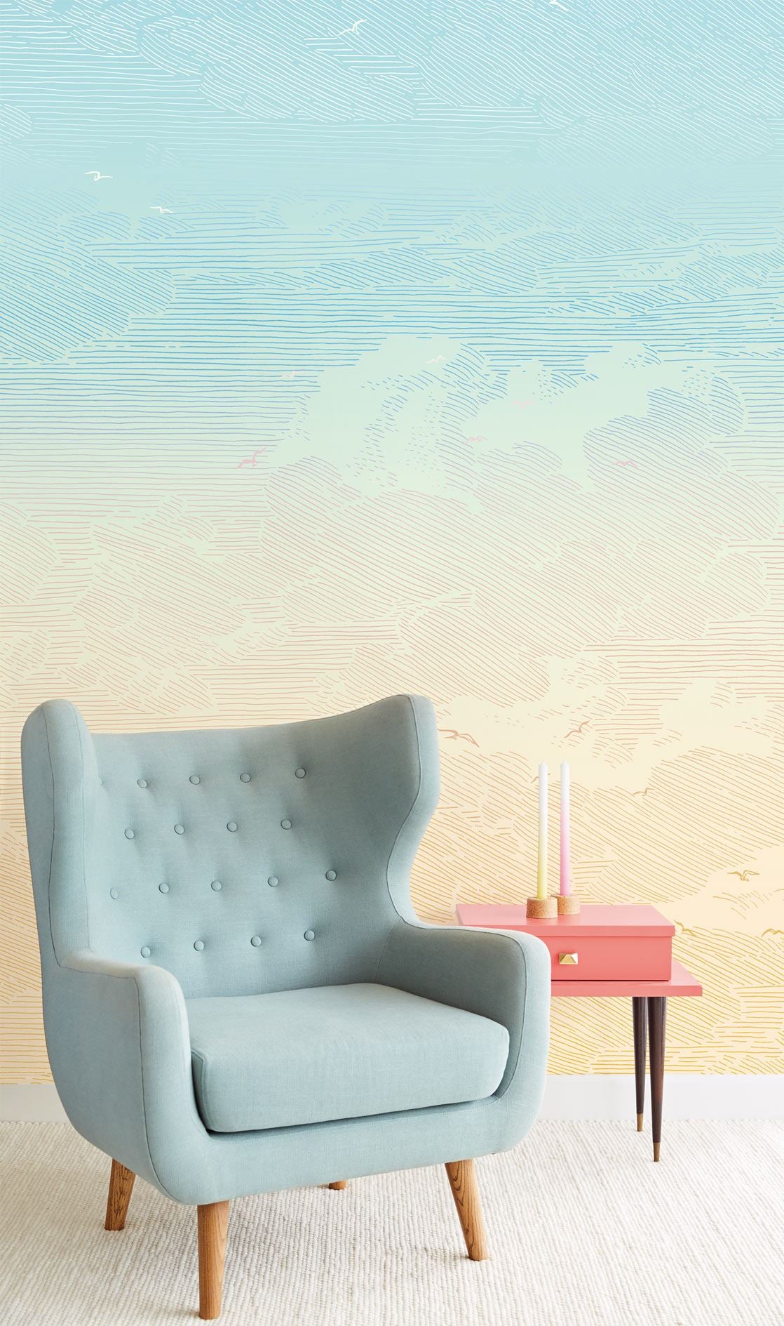 Eijffinger behang GeoNature Clouds – wandvullend