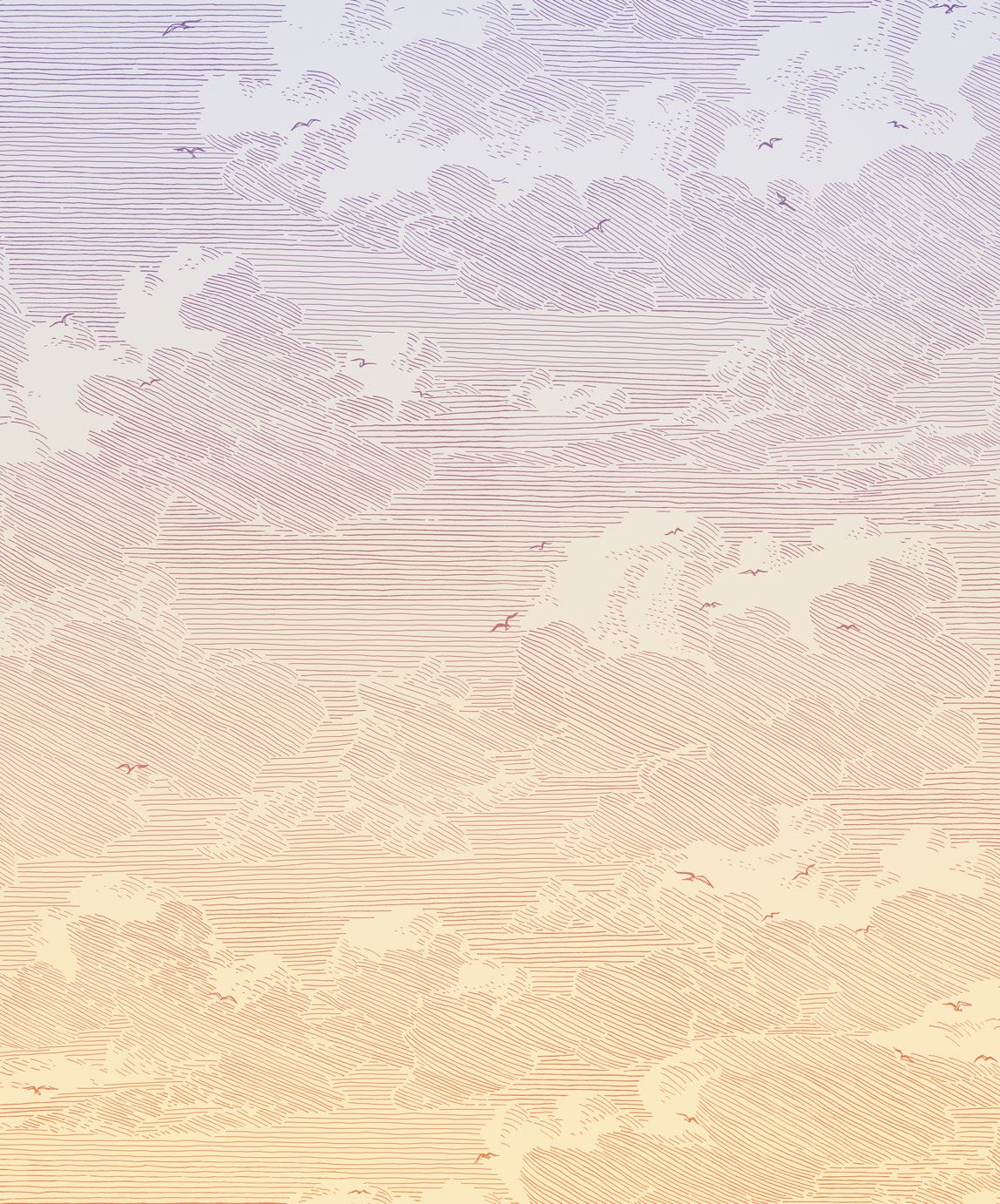 Eijffinger behang GeoNature Clouds – wandvullend