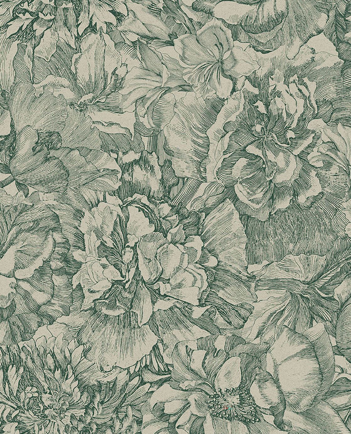 Eijffinger behang Museum Etched Bloom