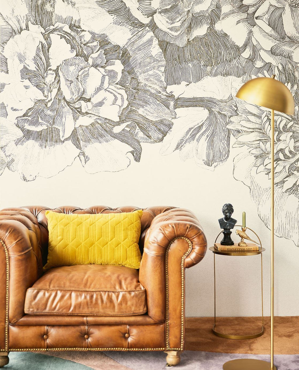 Eijffinger behang Museum Floral Etchings