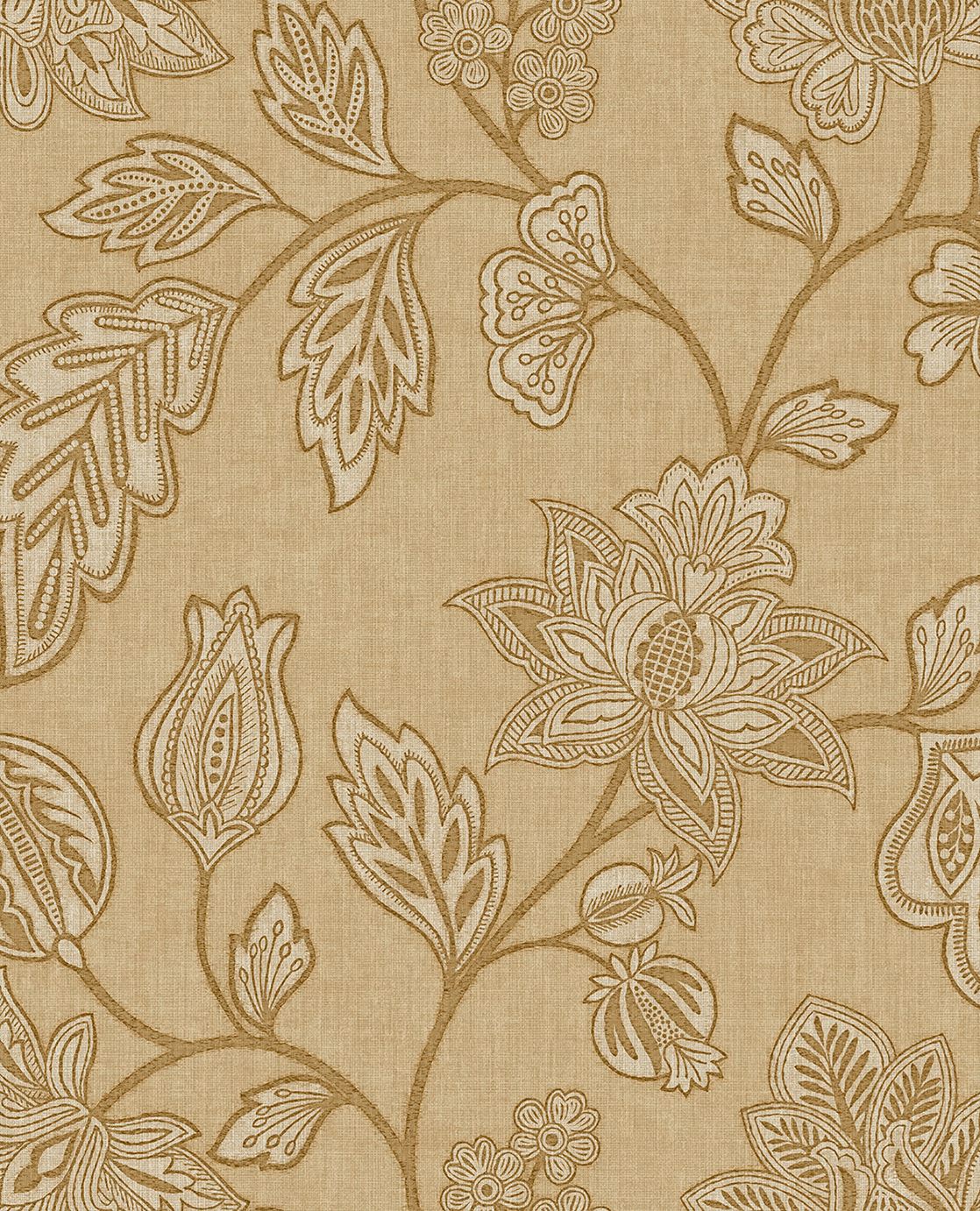 Eijffinger behang Amber Tribal Leaves - Kavel 84