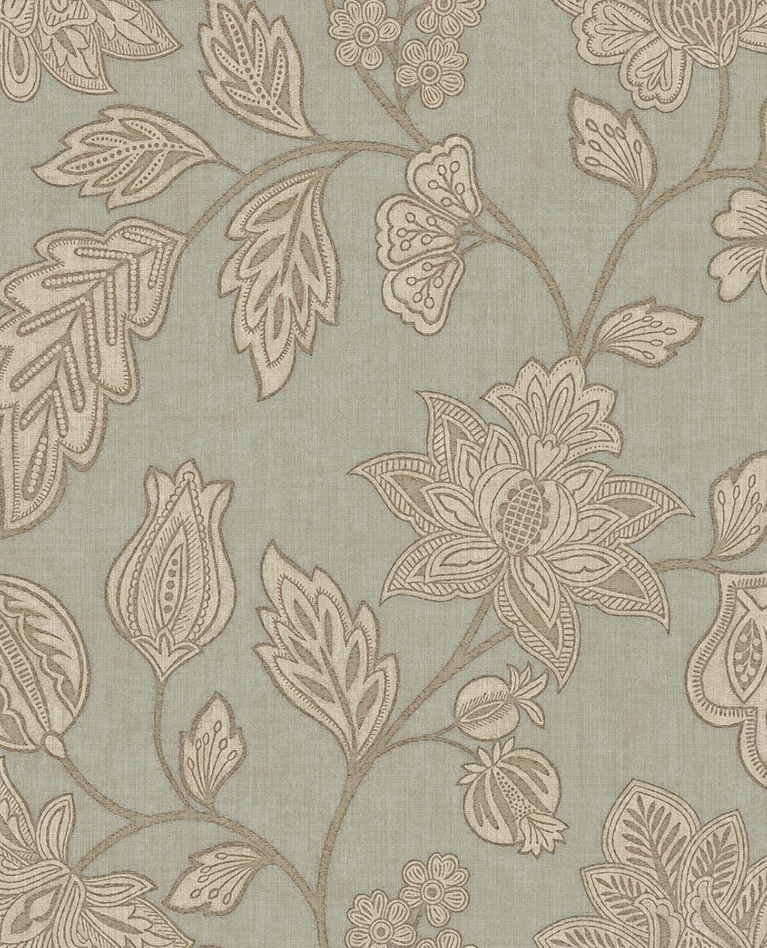 Eijffinger behang Amber Tribal Leaves - Kavel 84