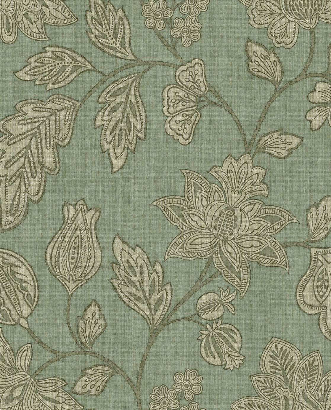 Eijffinger behang Amber Tribal Leaves - Kavel 84