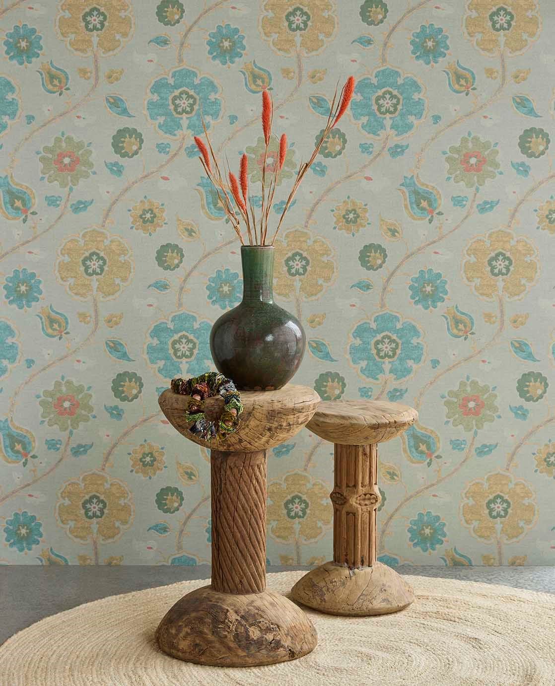 Eijffinger behang Amber Retro Flowers - Kavel 84