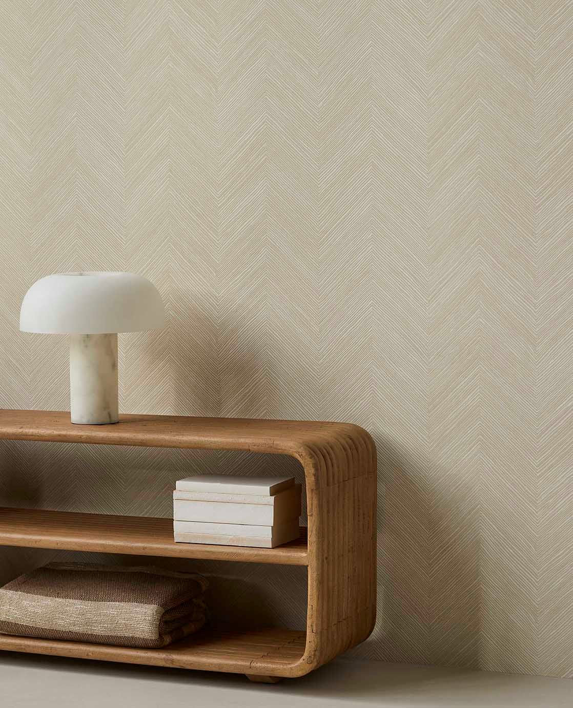 Eijffinger behang Calm Crafted Chevron