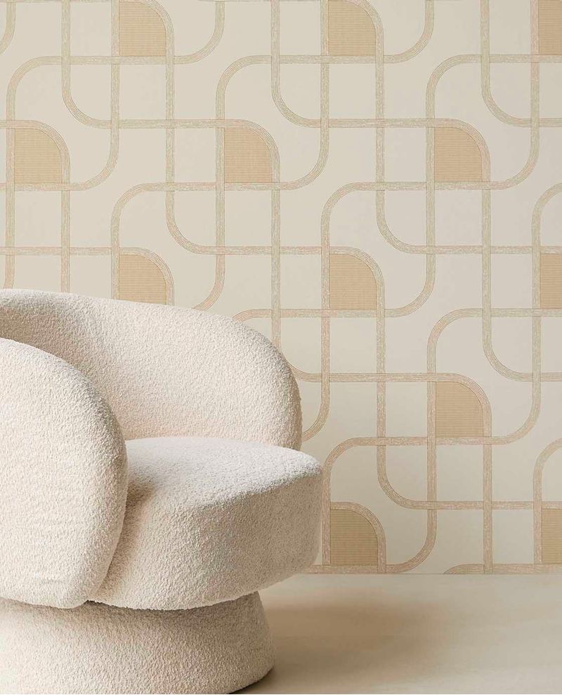 Eijffinger behang Calm Crafted Soft Deco